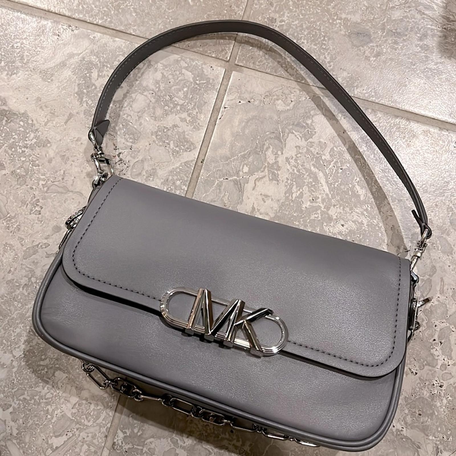 NWT Michael Kors Parker Medium Convertible Pouchette Shoulder Bag Retail $498