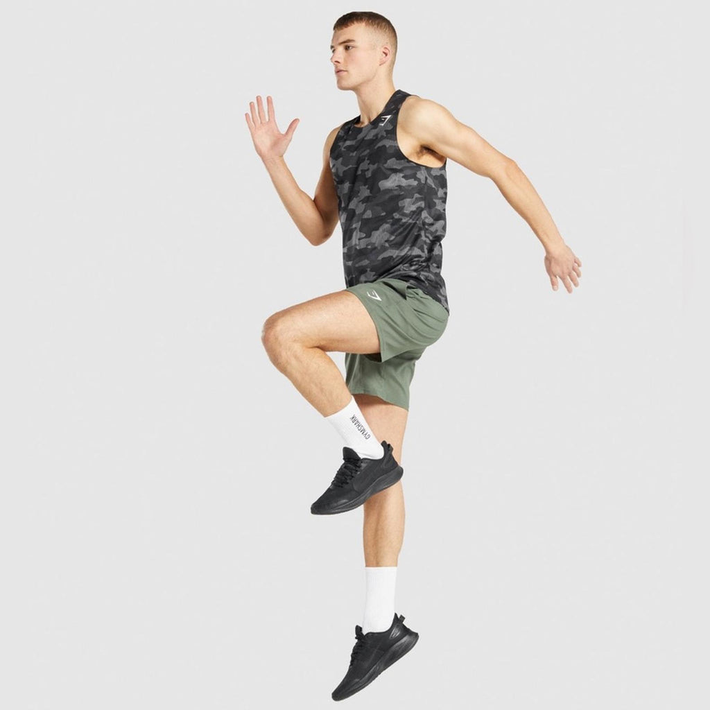 Gymshark Men’s Arrival Tank Top, Slim Fit in Grey & Black, Size S, New w/Tag