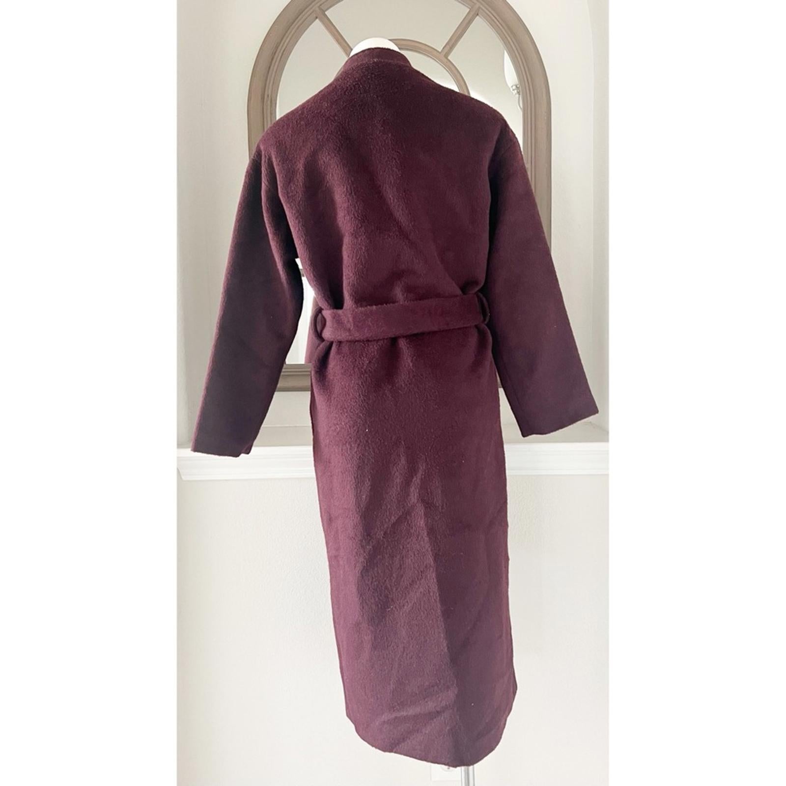 ASTR the Label Berkley Belted Coat in Wine, Size XS New w/Tag