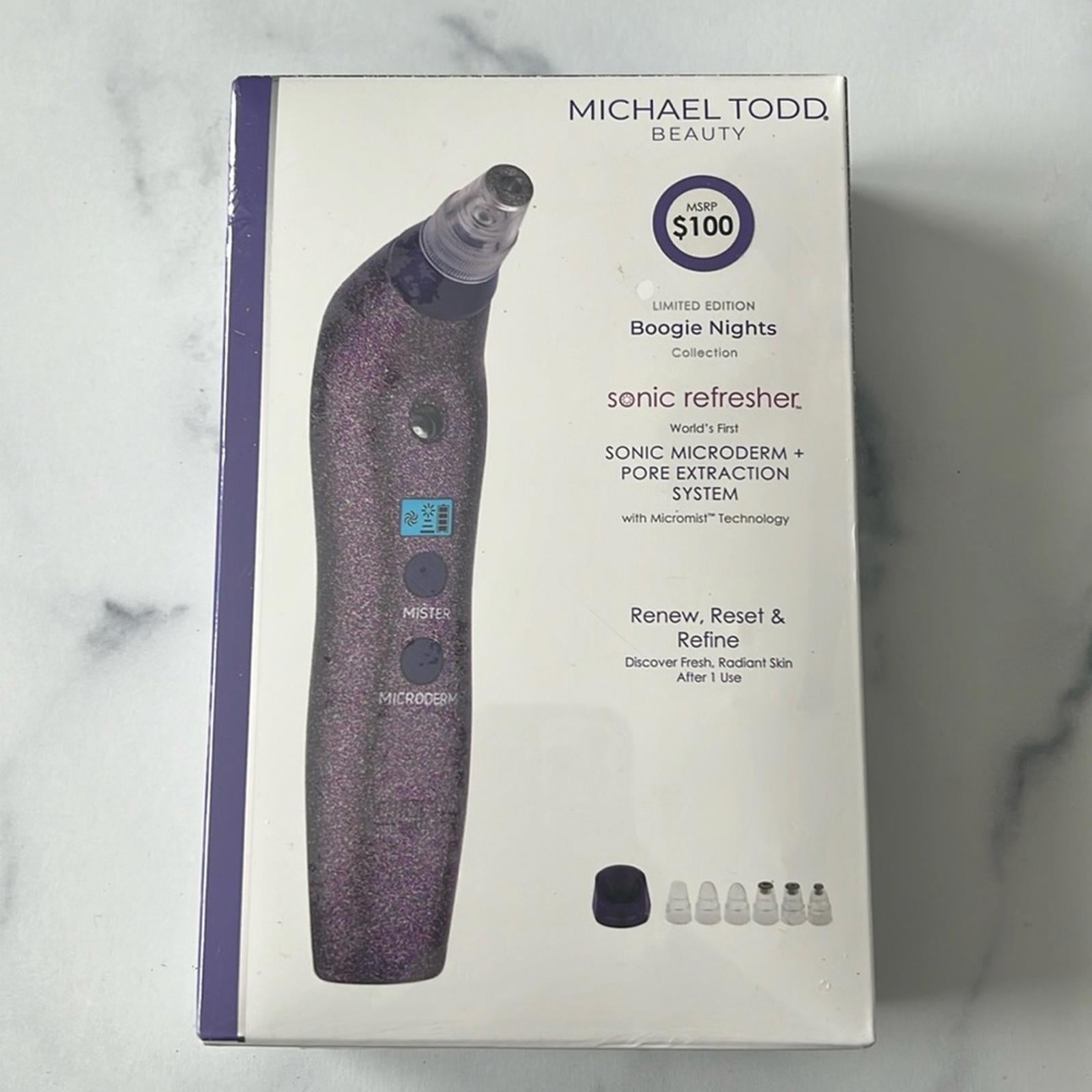 Michael Todd Beauty Limited Edition Sonic Refresher Microdermabrasion System NEW