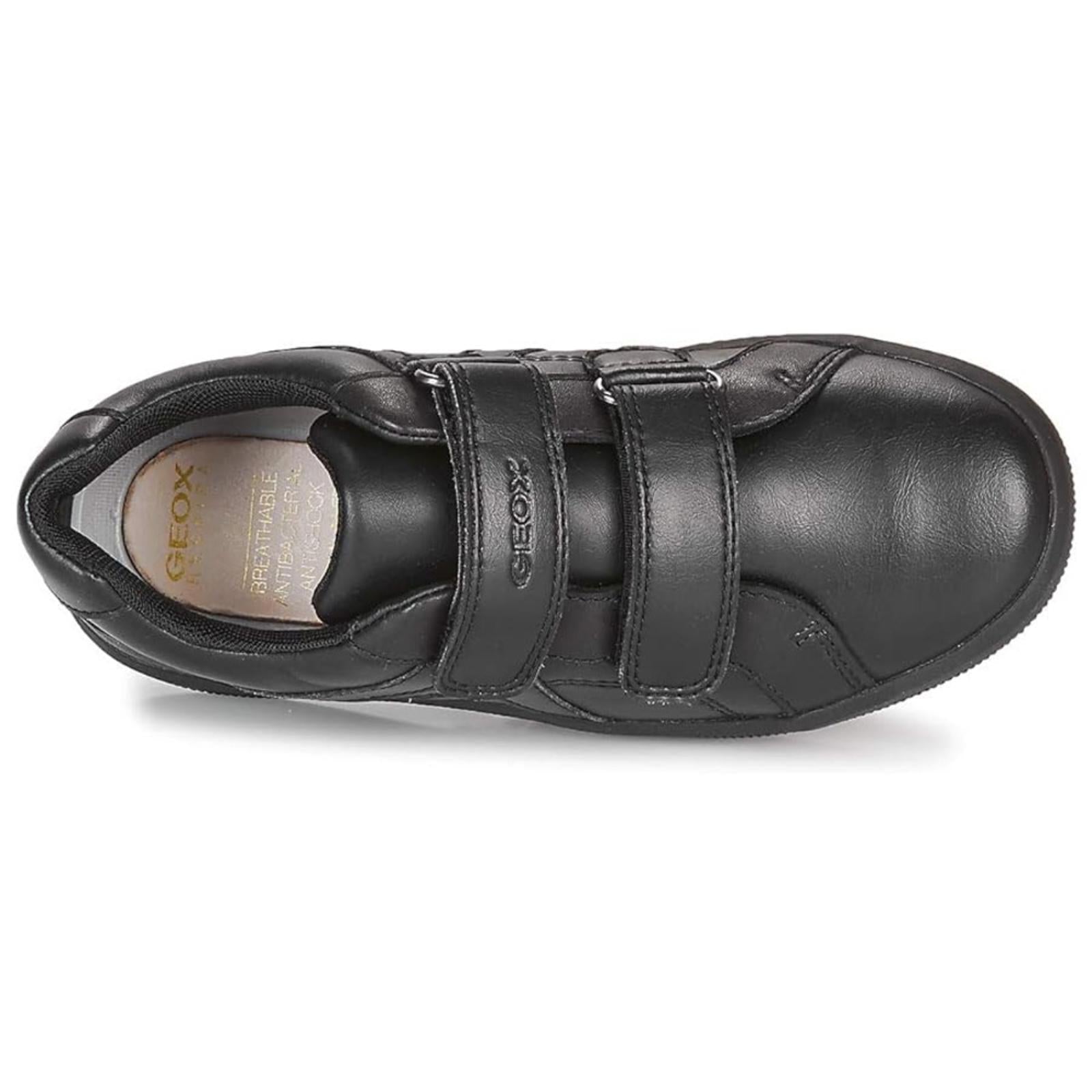 Geox Boys' J Arzach Boy G Trainers in Black, Size 3.5, NEW in Box