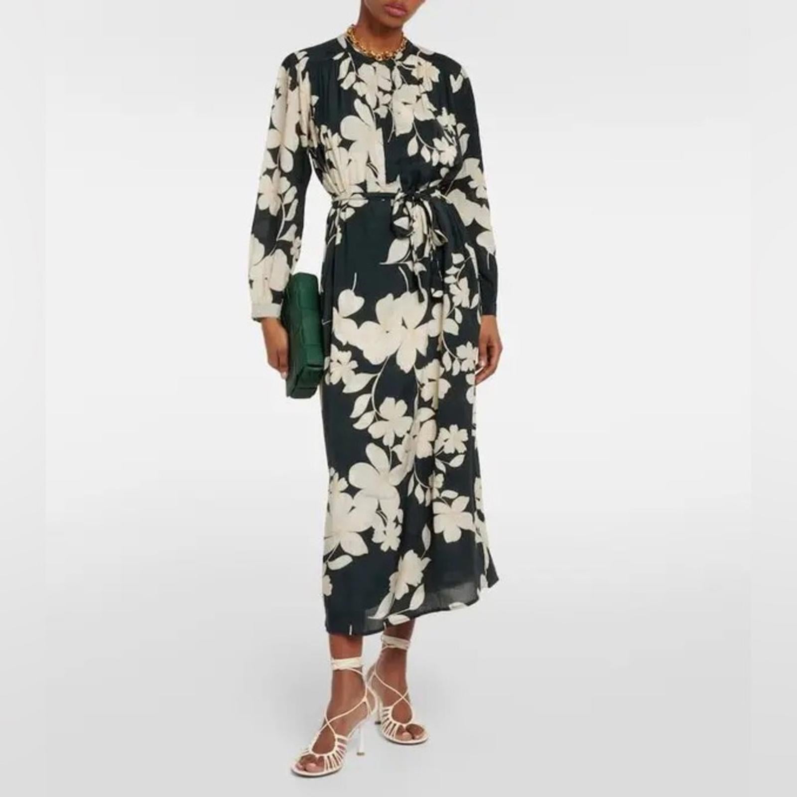 Velvet by Graham & Spencer Josepha Floral Midi Dress, NWT, Size S
