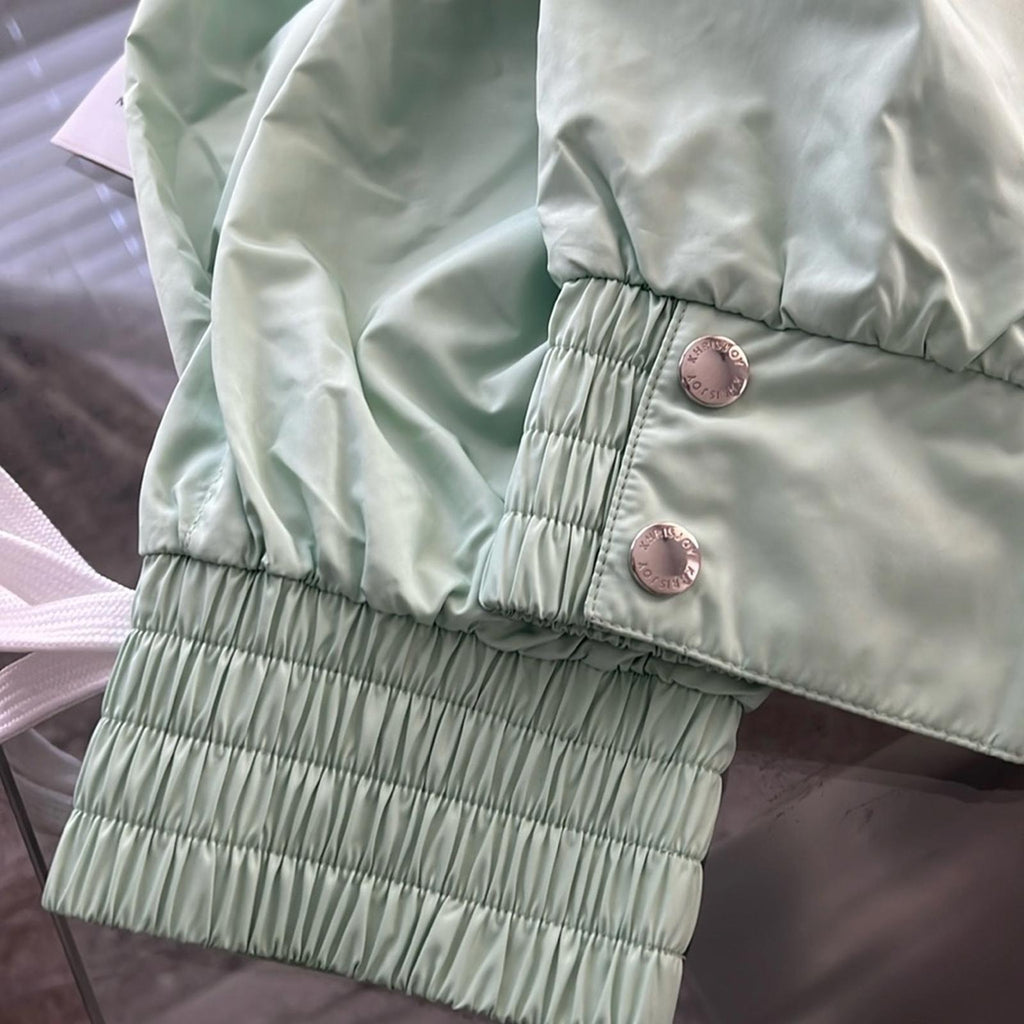KHRISJOY Casual Pants in Mint Green, Size S - Made in Italy NEW w/o Tag $537
