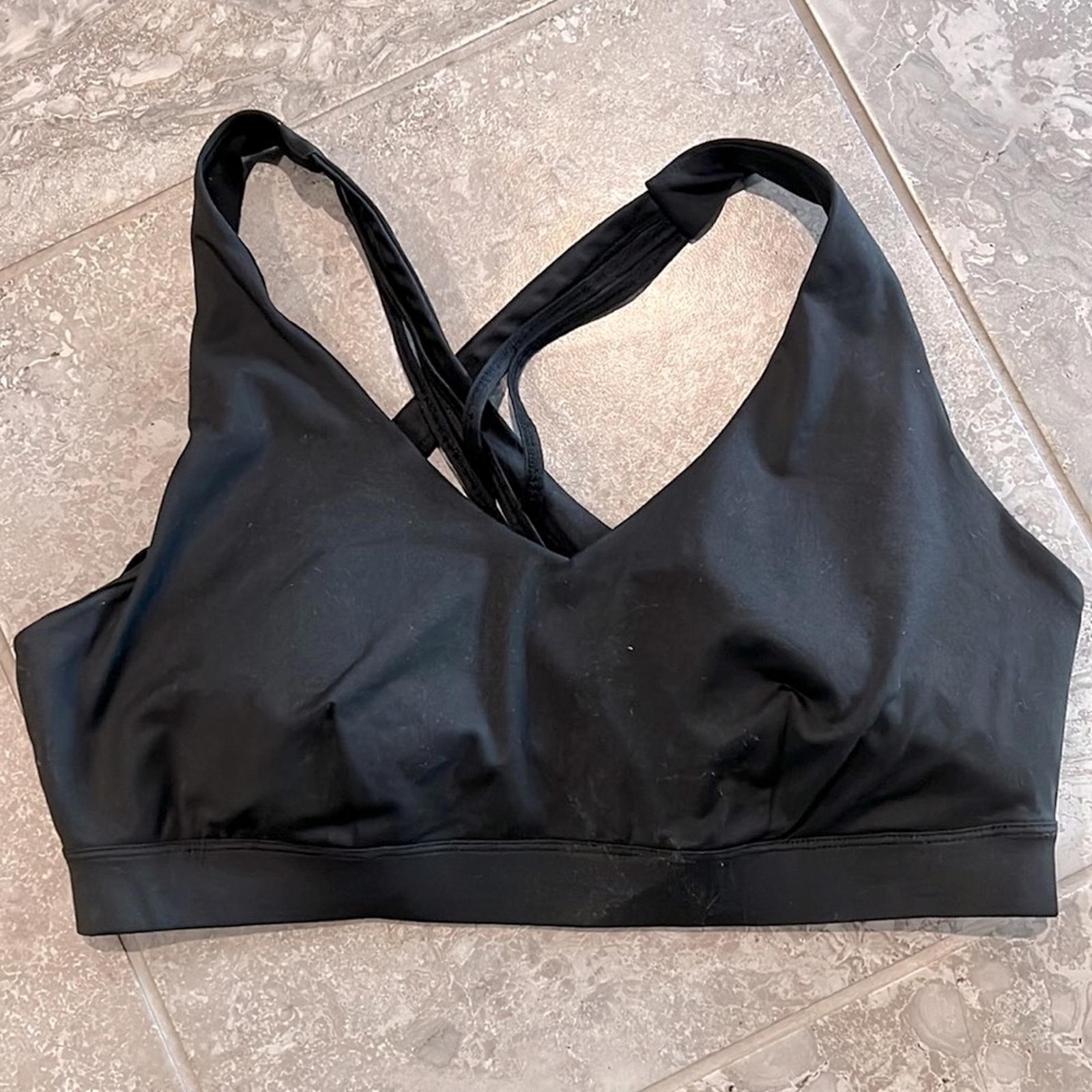 ID Ideology BLACK Low-Impact Bra, Black New with Tag