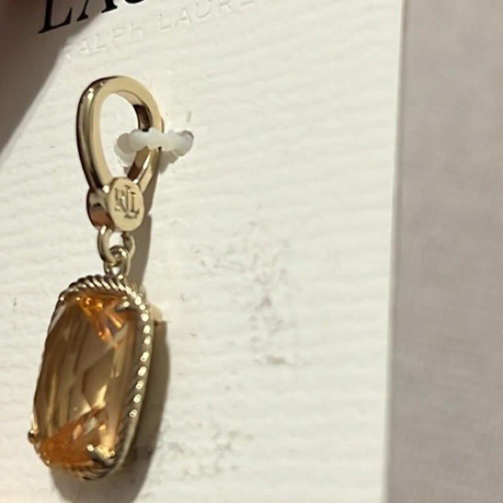 Lauren Ralph Lauren Gold-Tone Necklace Pendant, New with Tag