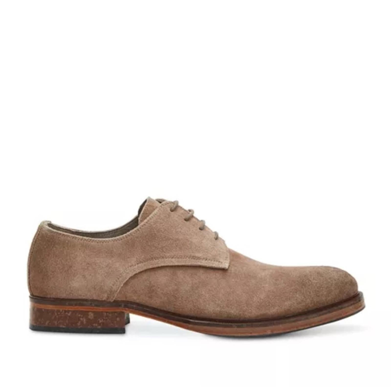 ALLSAINTS Apollo Lace Up Derby Dress Shoes in Dark Taupe, Size EU41 US8 NWT $300