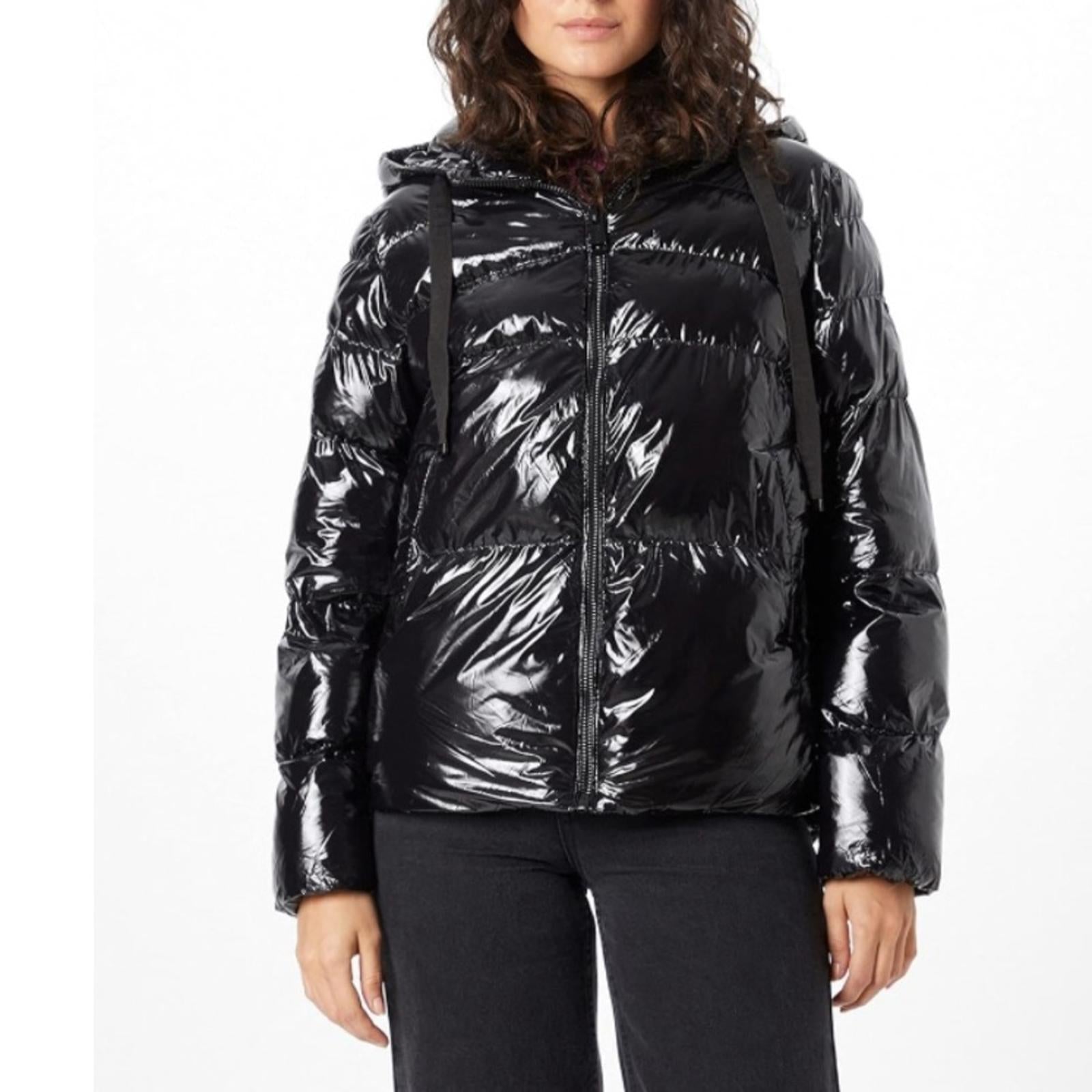 NEW Black Quilted Puffer Poll-over Jacket (Fits Size S/M)