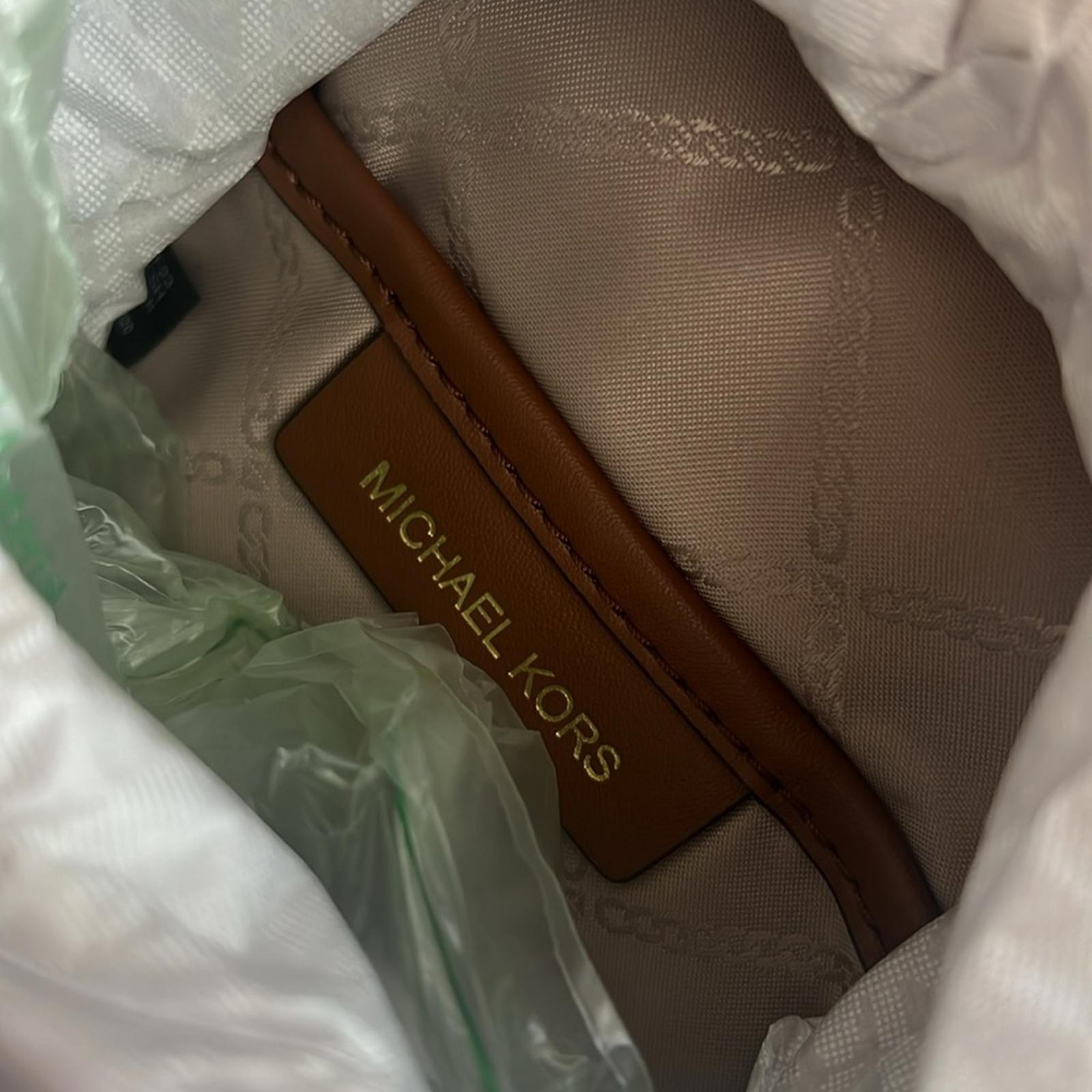 Michael Kors Elliot Messenger Leather Backpack with Rivets, New w/Tag