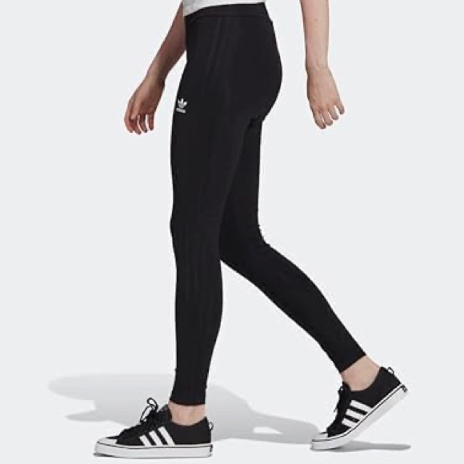Adidas Originals High Waisted Leggings in Black, NWT, Size XS