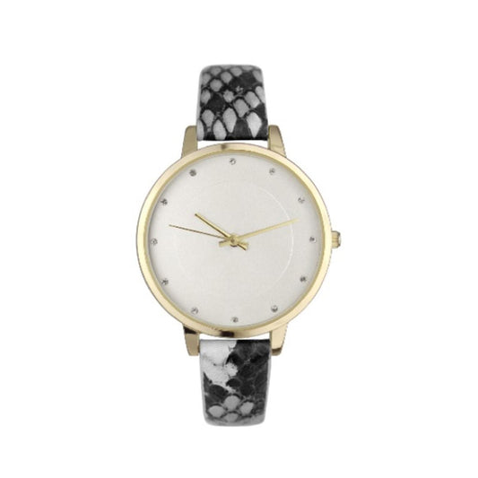 INC Gray Faux Snake Strap Watch 38mm, New w/Tag Retail $49.50