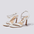 Jonathan Simkhai Revolve Cassie Crystal Strappy Sandal in Ivory, Size EU 41 $595