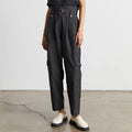 Who What Wear Brown Utility Trousers, PaperBag High-Waist in Amber, NWT, Size XL