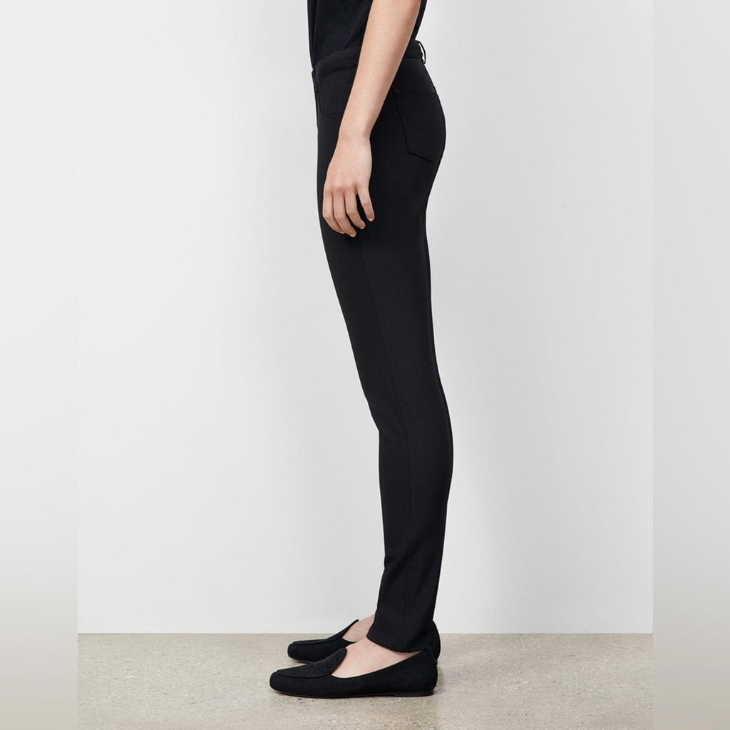 Lafayette 148 Acclaimed Stretch Mercer Pants, Navy/Black Size 4, New w/Tag