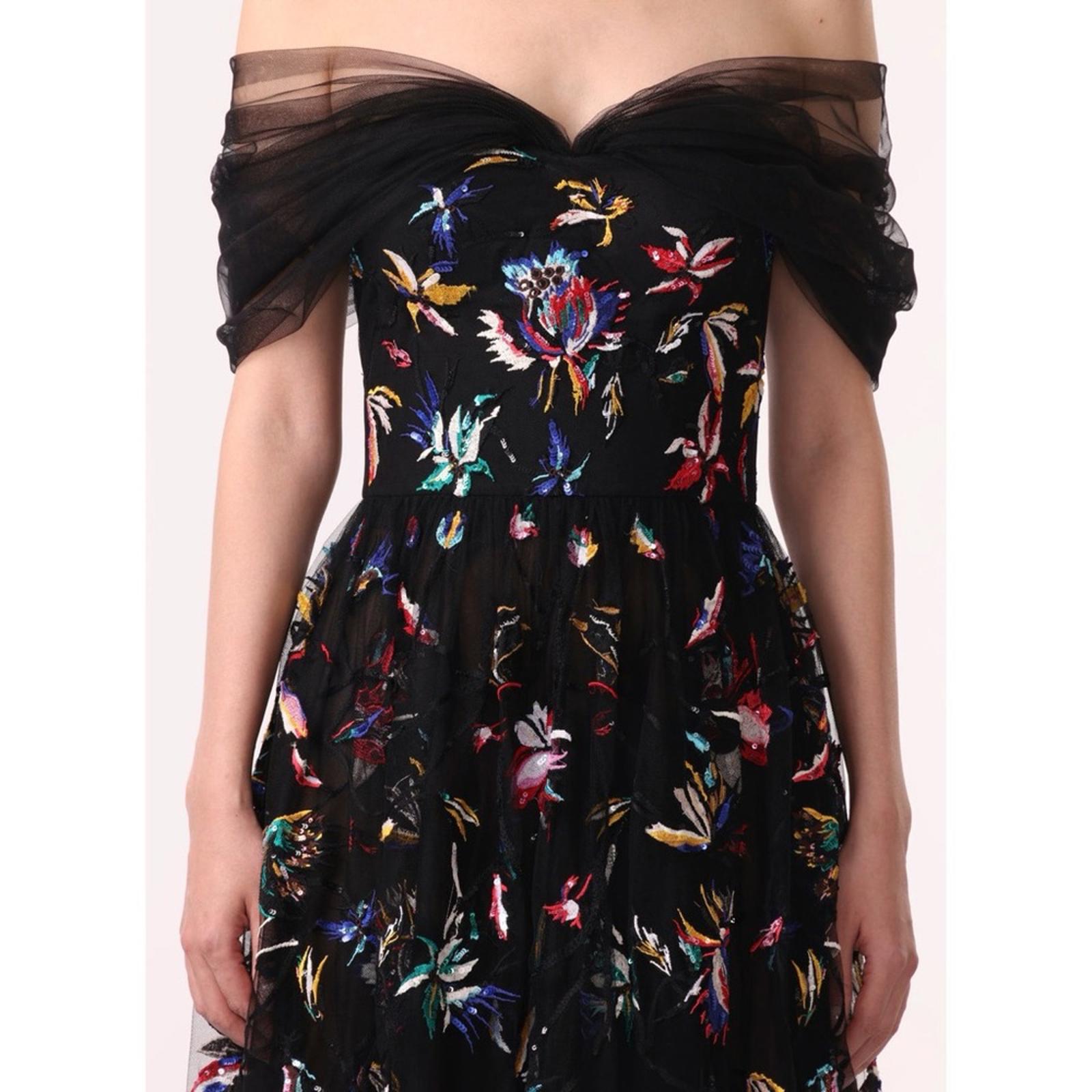 Jason Wu Collection Tulle Off-Shoulder Cocktail Dress Size 10, NWT Retail $3,395