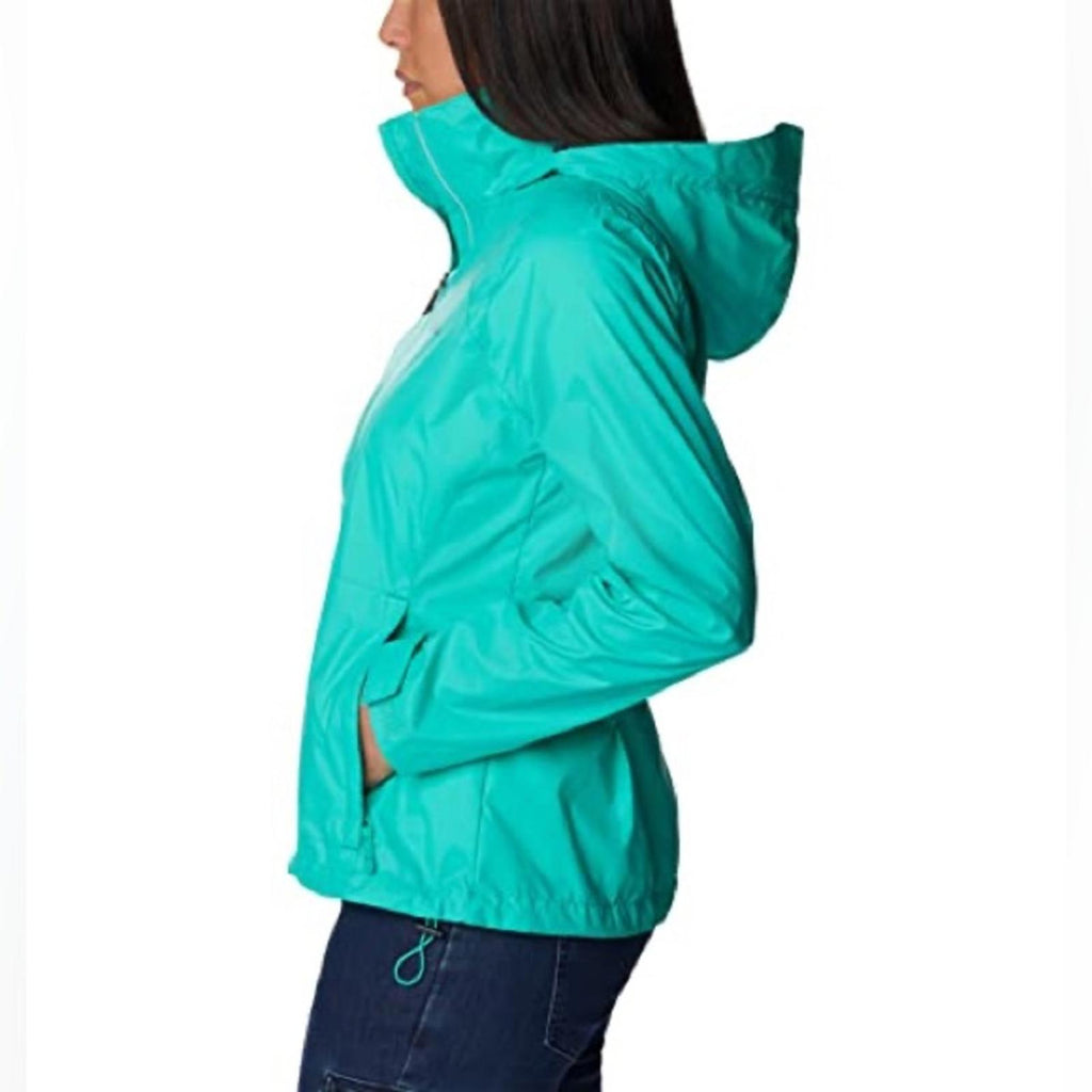 Columbia Switchback III Jacket in Electric Turquoise, NWT, Size S