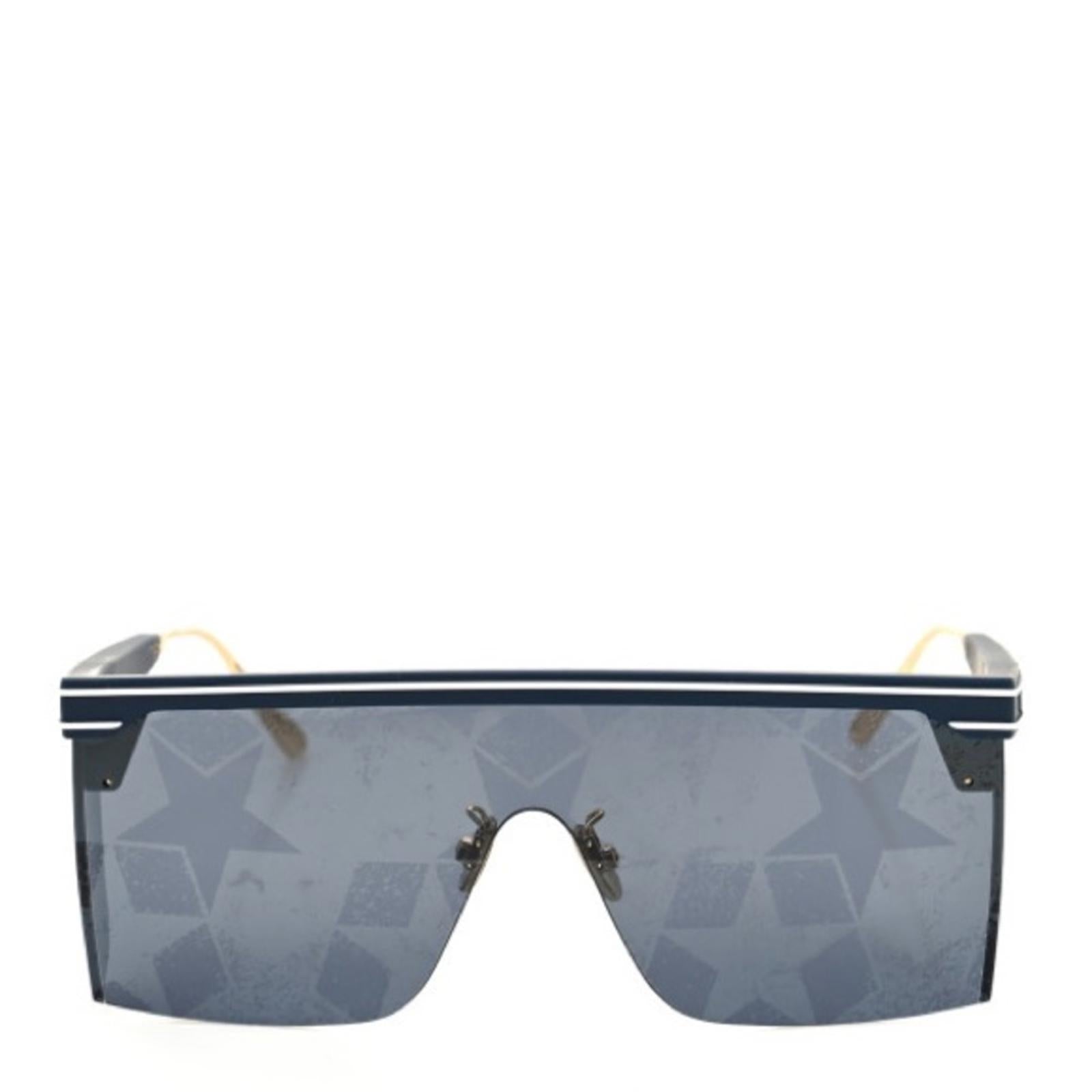 Dior Unisex Sunglasses Matte Navy Blue DIORCLUBM1U31B7 w/Case & Wipe NEW