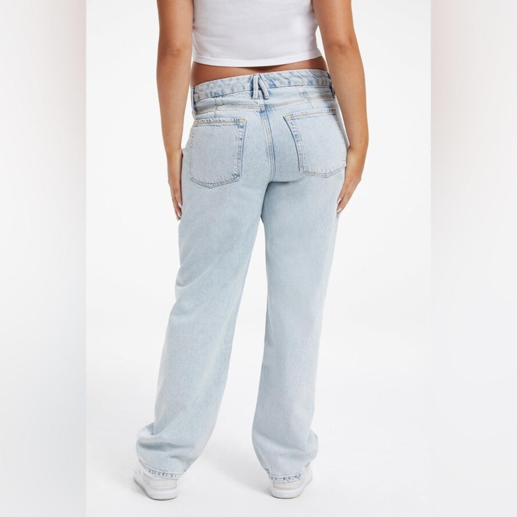 Good American Good 90’s Maternity Blue Jeans, NEW, Size 16