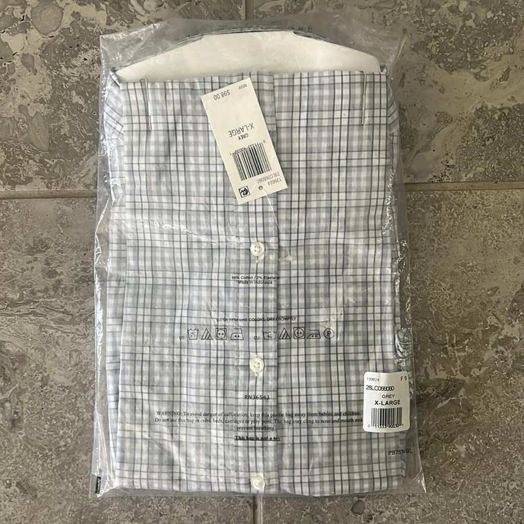 The Men's Store at Bloomingdale's Bi-Color Plaid Classic Fit Shirt, NWT, Size XL