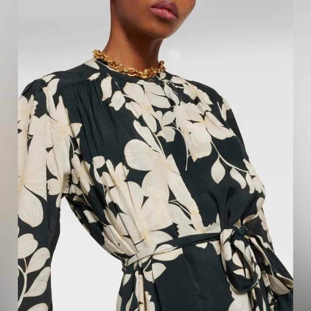 Velvet by Graham & Spencer Josepha Floral Midi Dress, NWT, Size S