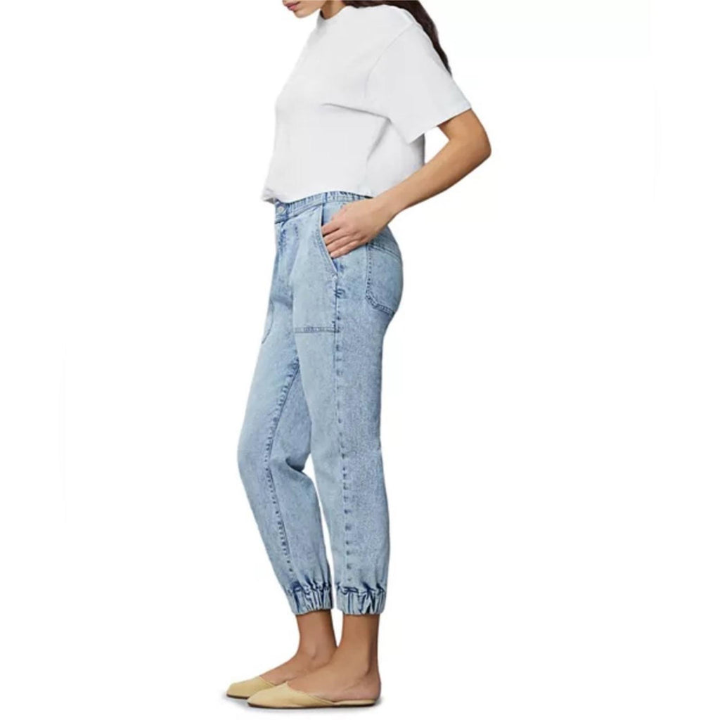 DL1961 Laura High Rise Jogger Jeans in Super Light, Size 34 NWT $209