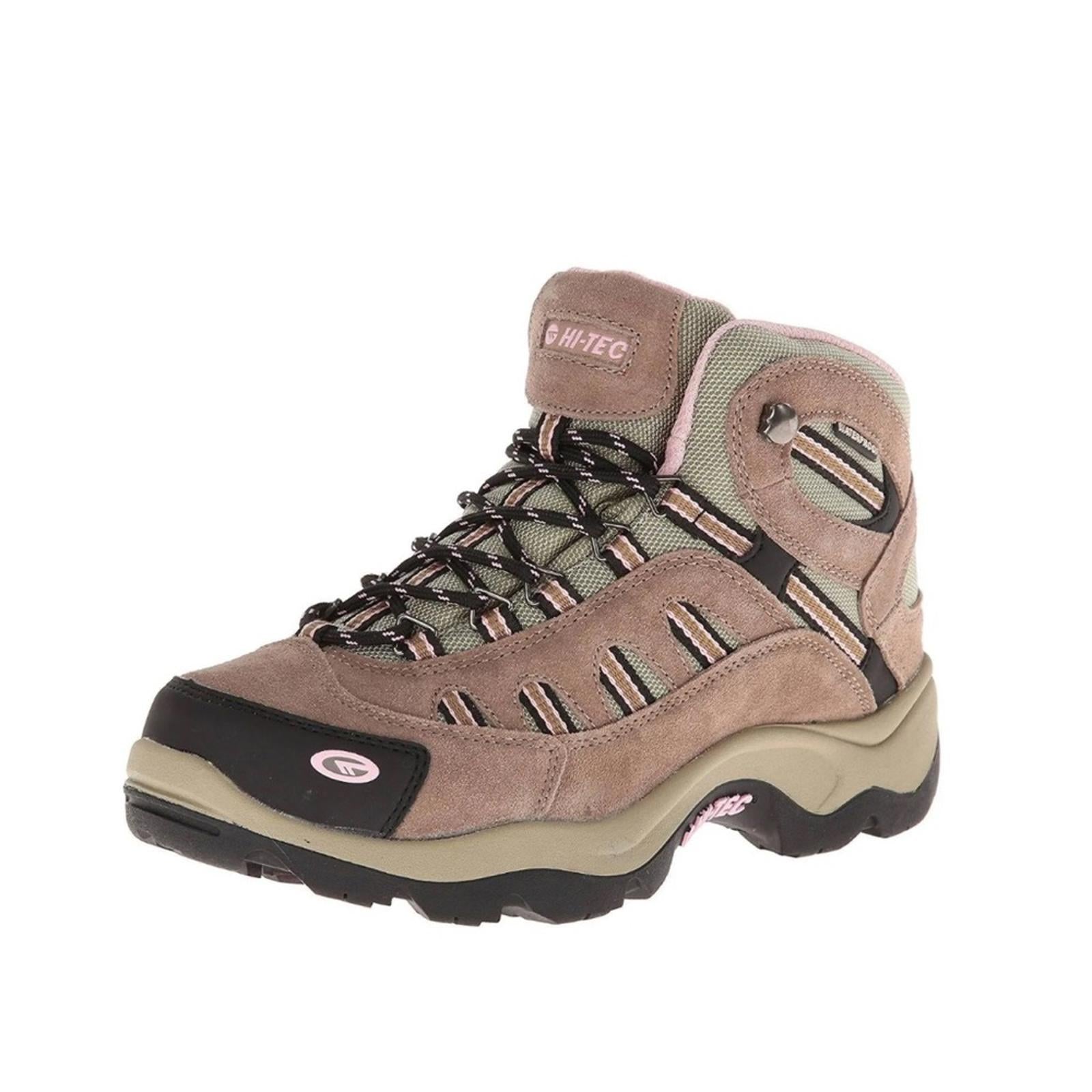 Hi-Tec Mesa Waterproof Hiking Boots in Taupe/Pink, Size 11, EXCELLENT!