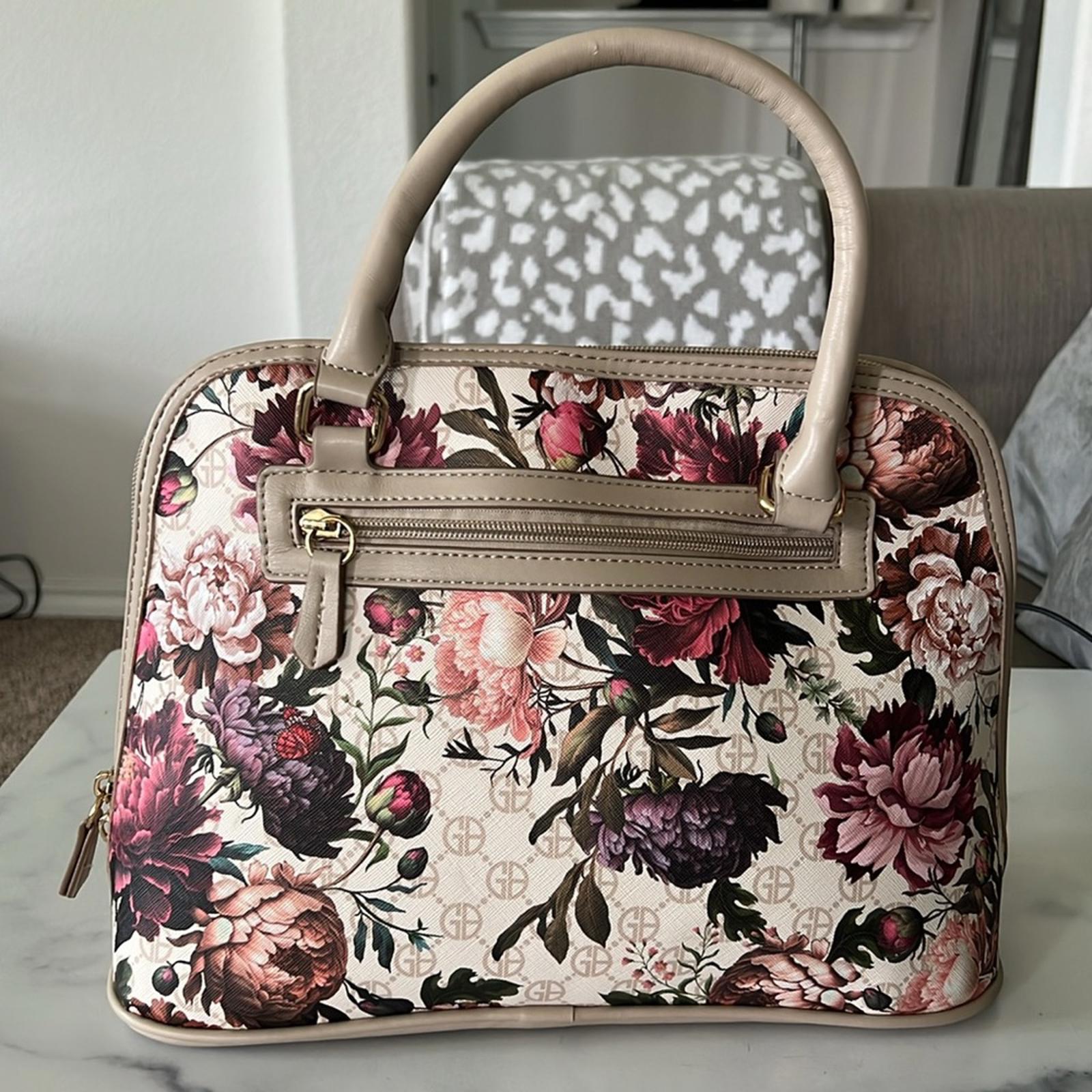 Giani Bernini Floral Saffiano Medium Dome Satchel, NEW