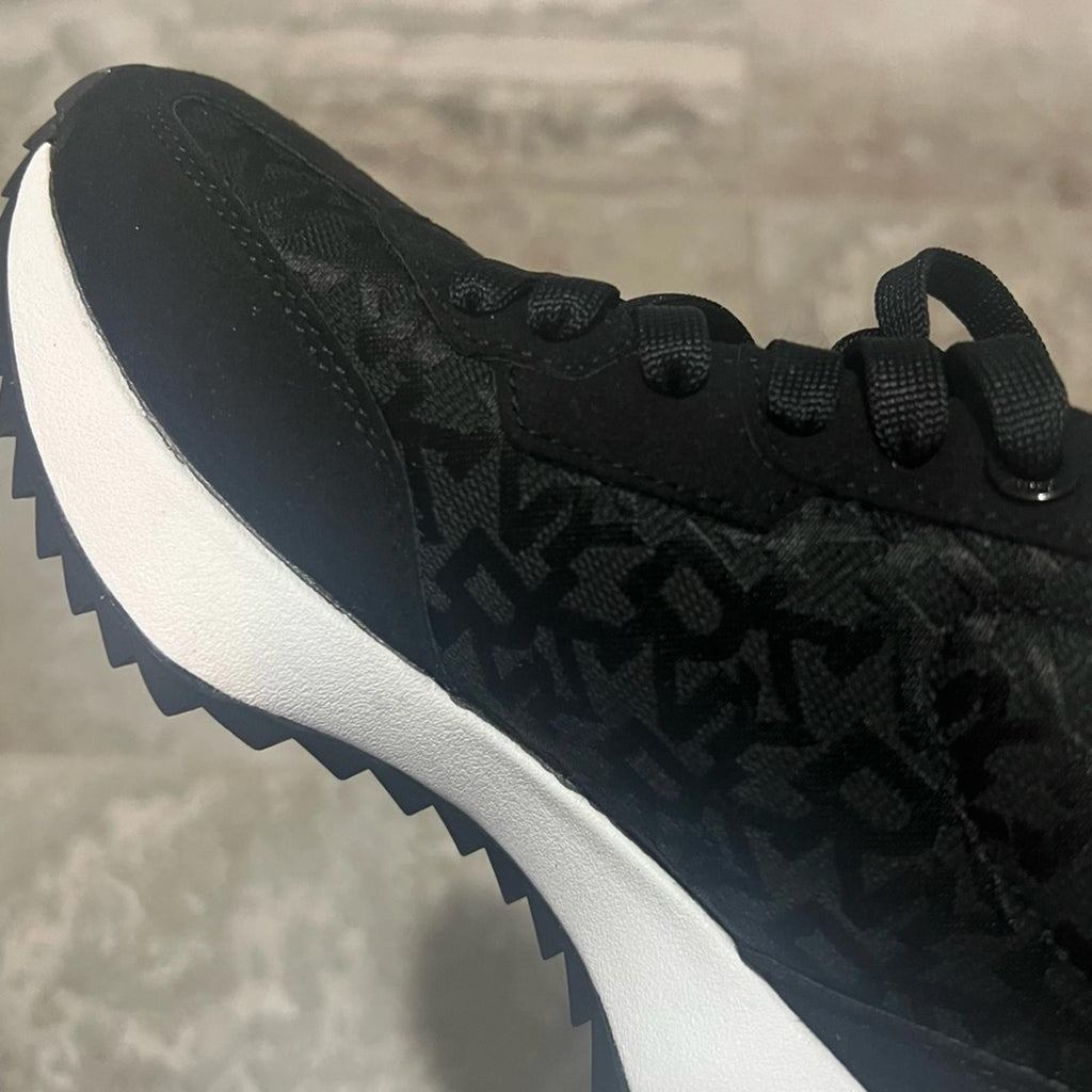 DKNY Women’s Naples Checkered Running Sneakers in Black, Size US 5/ EU 35, NEW