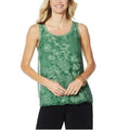 Curations Embroiderd Sleeveless Tank Top/ Blouse in Green, Size XS New w/Tag