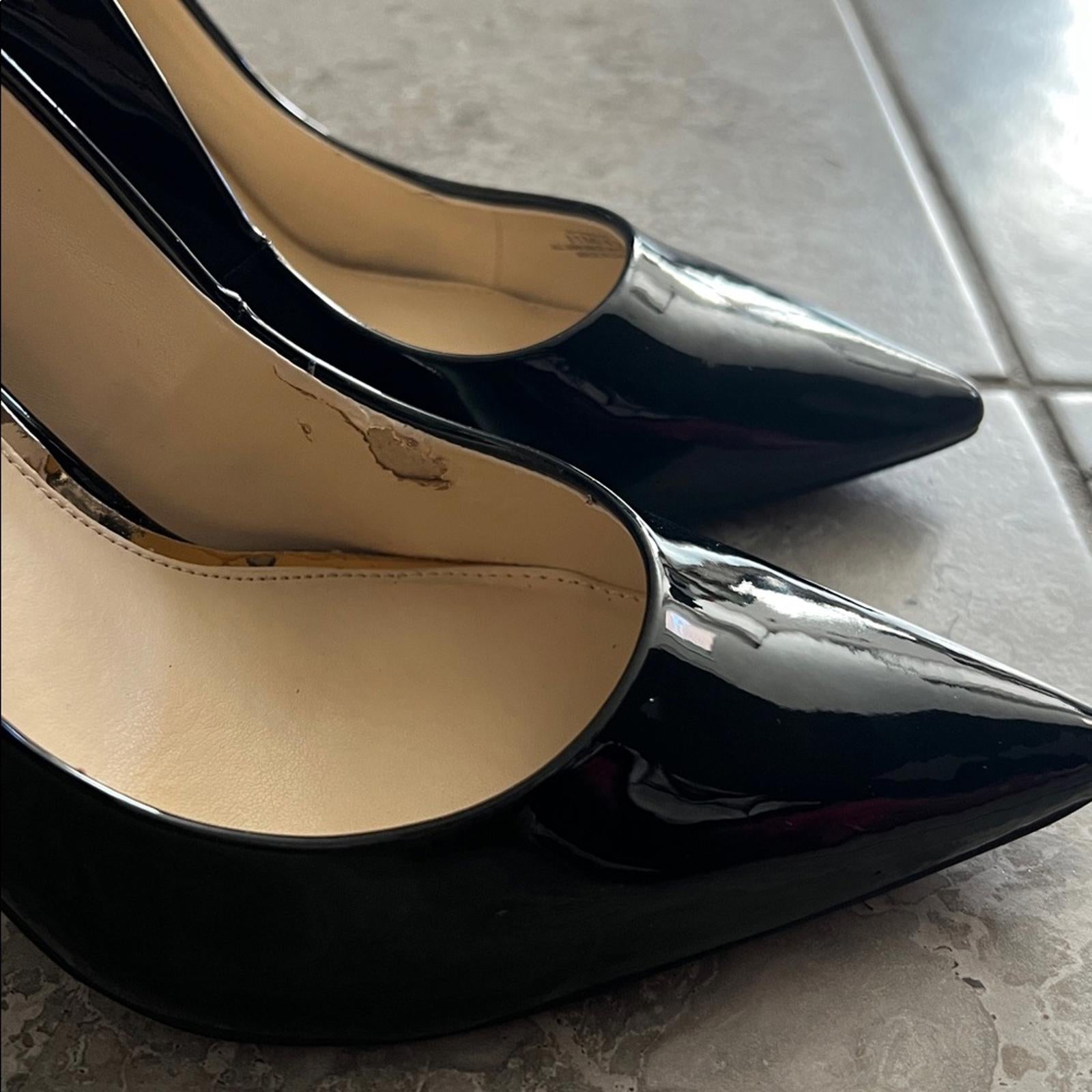 Jessica Simpson Cassani Pointed Toe High Heel Pumps, Black Patent, Size 11