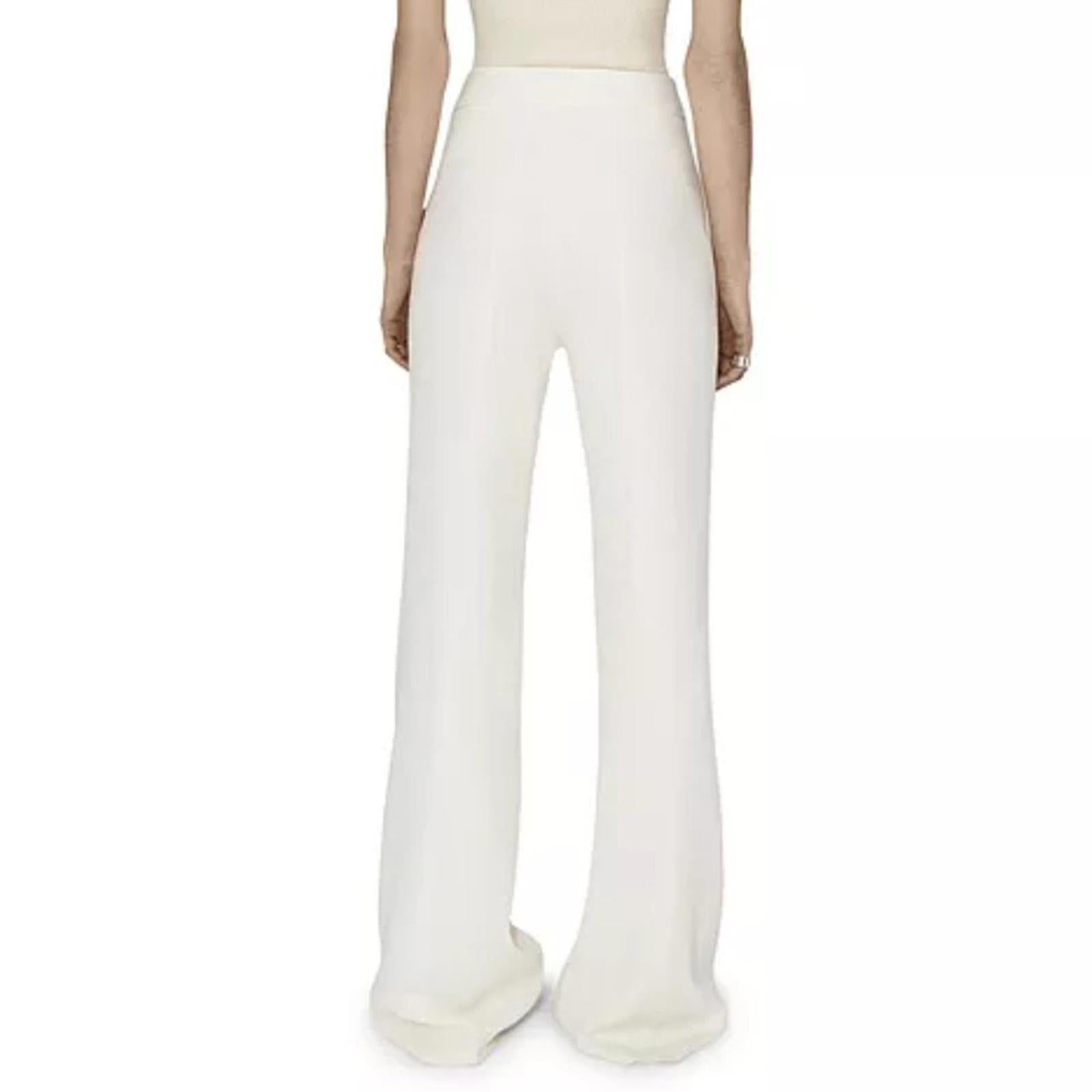 Galvan London Tailored Suit Trousers in Ivory/Cream, NWT, Size 4