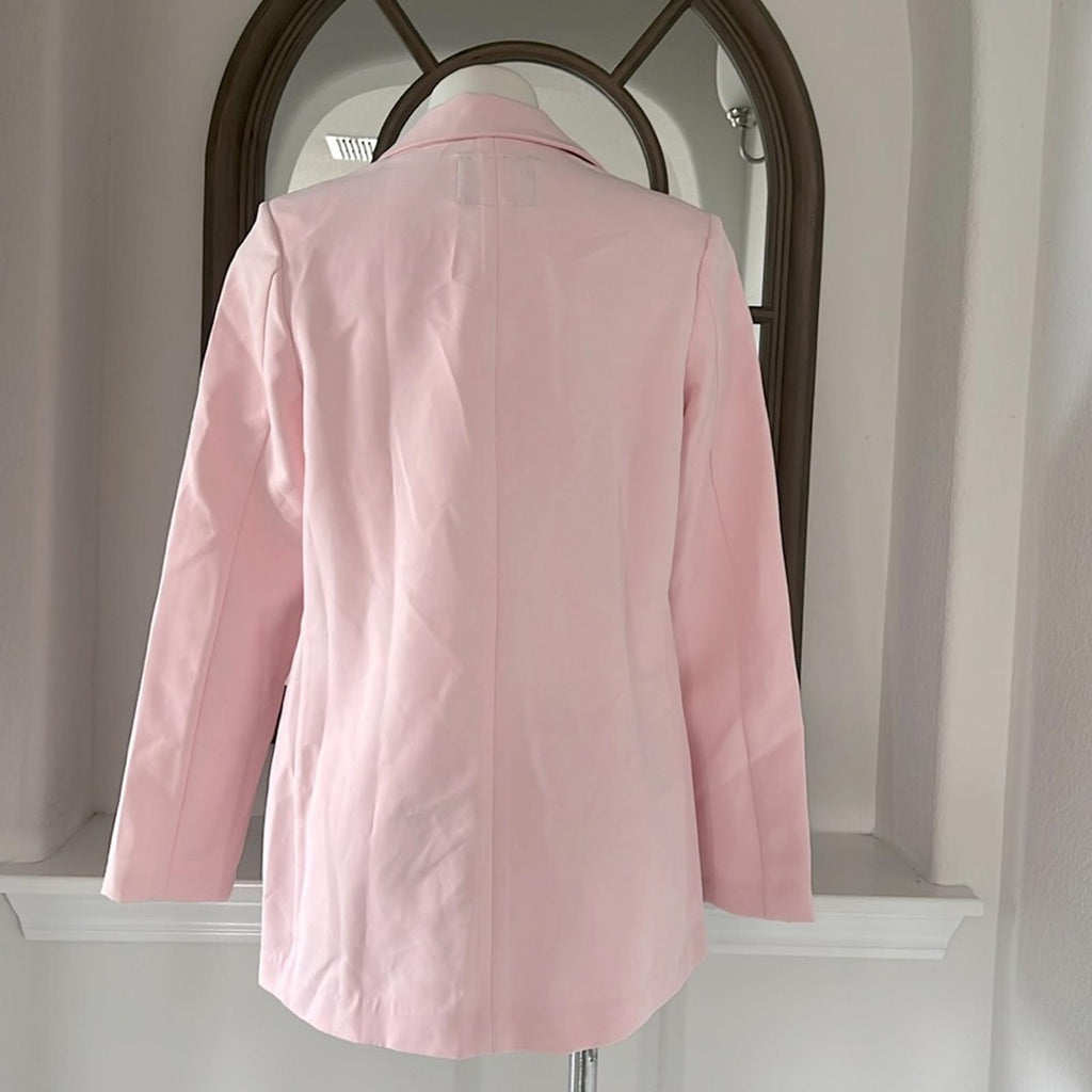 Sanctuary Bryce Woven Blazer in Pink, Size S New w/Tag