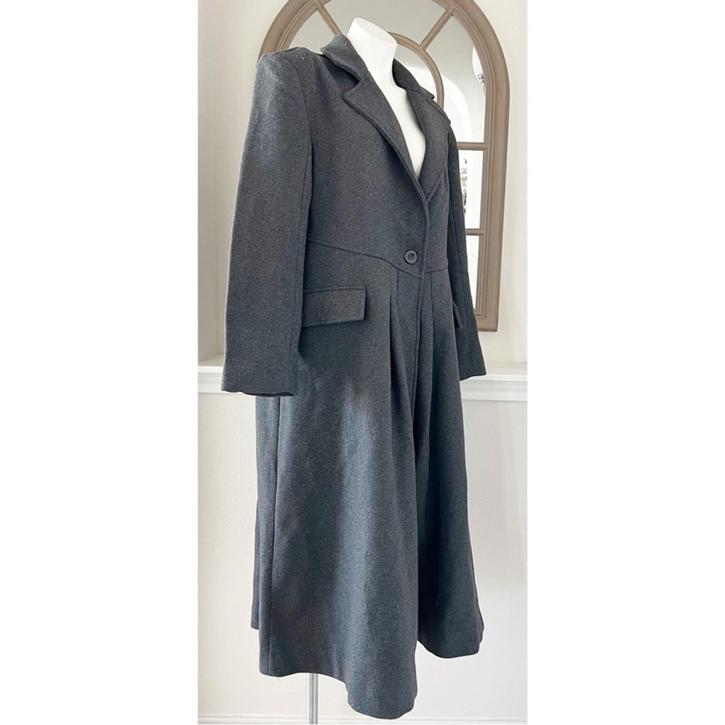 Free People Victoria Flared Wool-Blend Coat