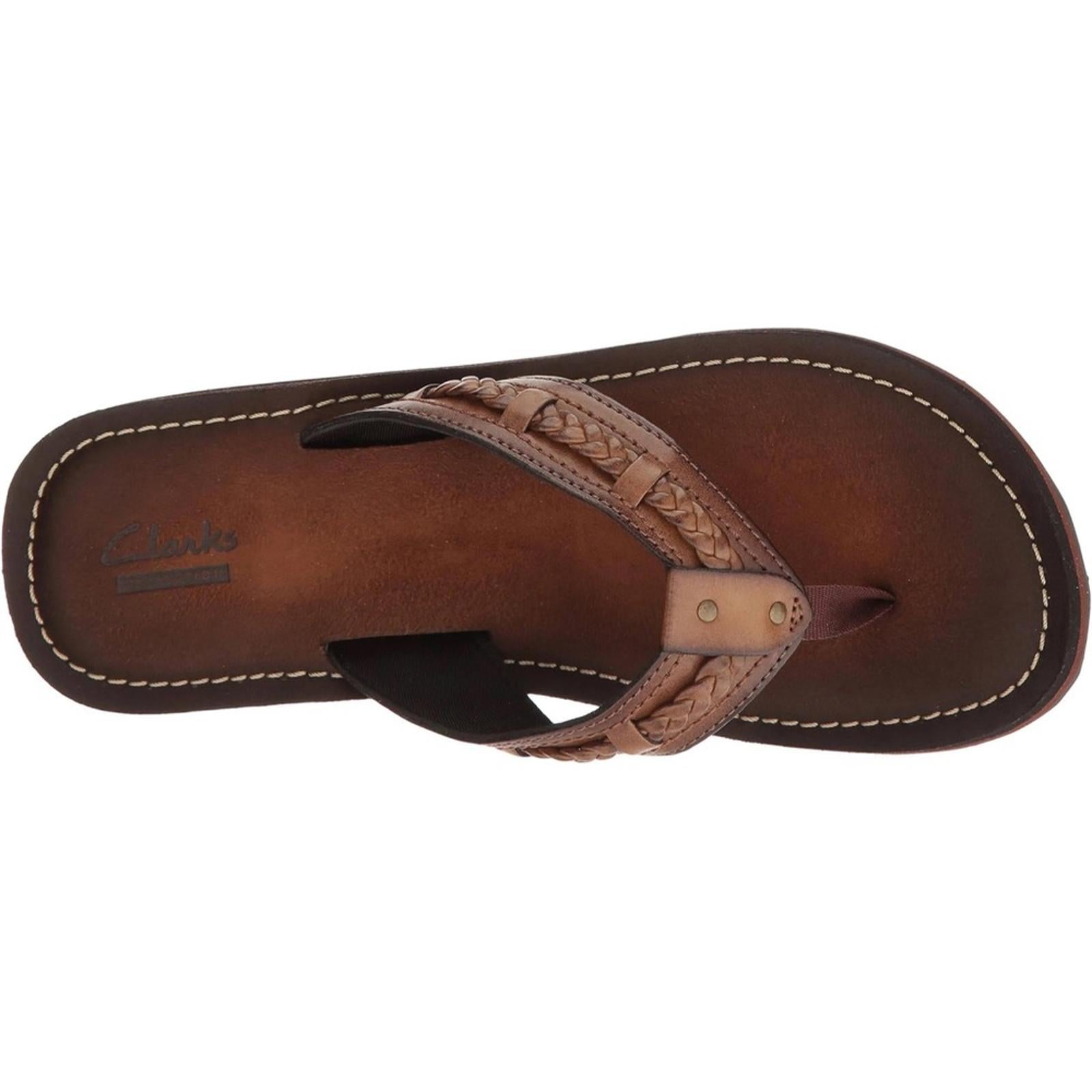 Clarks Fenner Nerice Honey Leather Sandals, Mon Chéri Size 9 New in Box