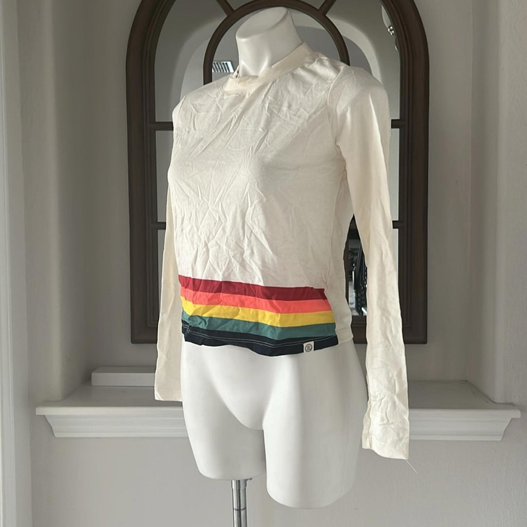 NEW Marine Layer Re-Spun Stripe Long Sleeve T-Shirt, Size S, EXCELLENT!