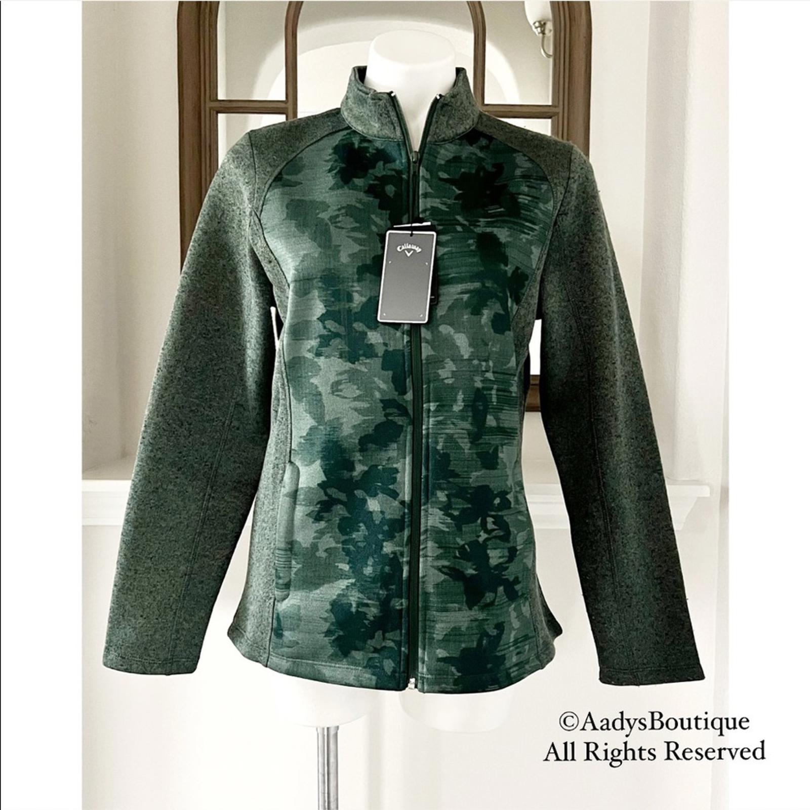 Callaway Weather Series Jacket in Jungle Green Heather Size L New w/Tag $85