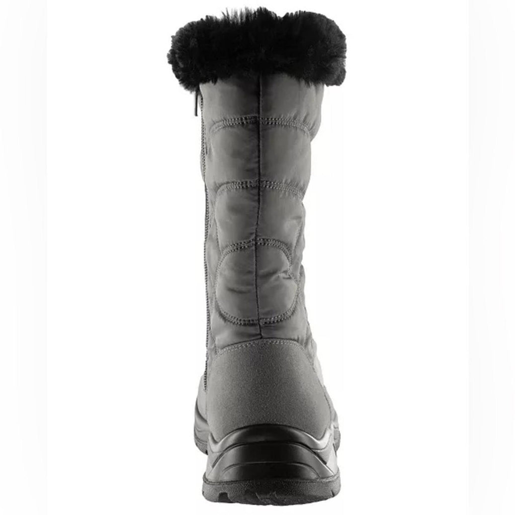 Easy Street Easy Dry by Cuddle Waterproof Boots in Grey/Nylon Size 8 NEW in Box
