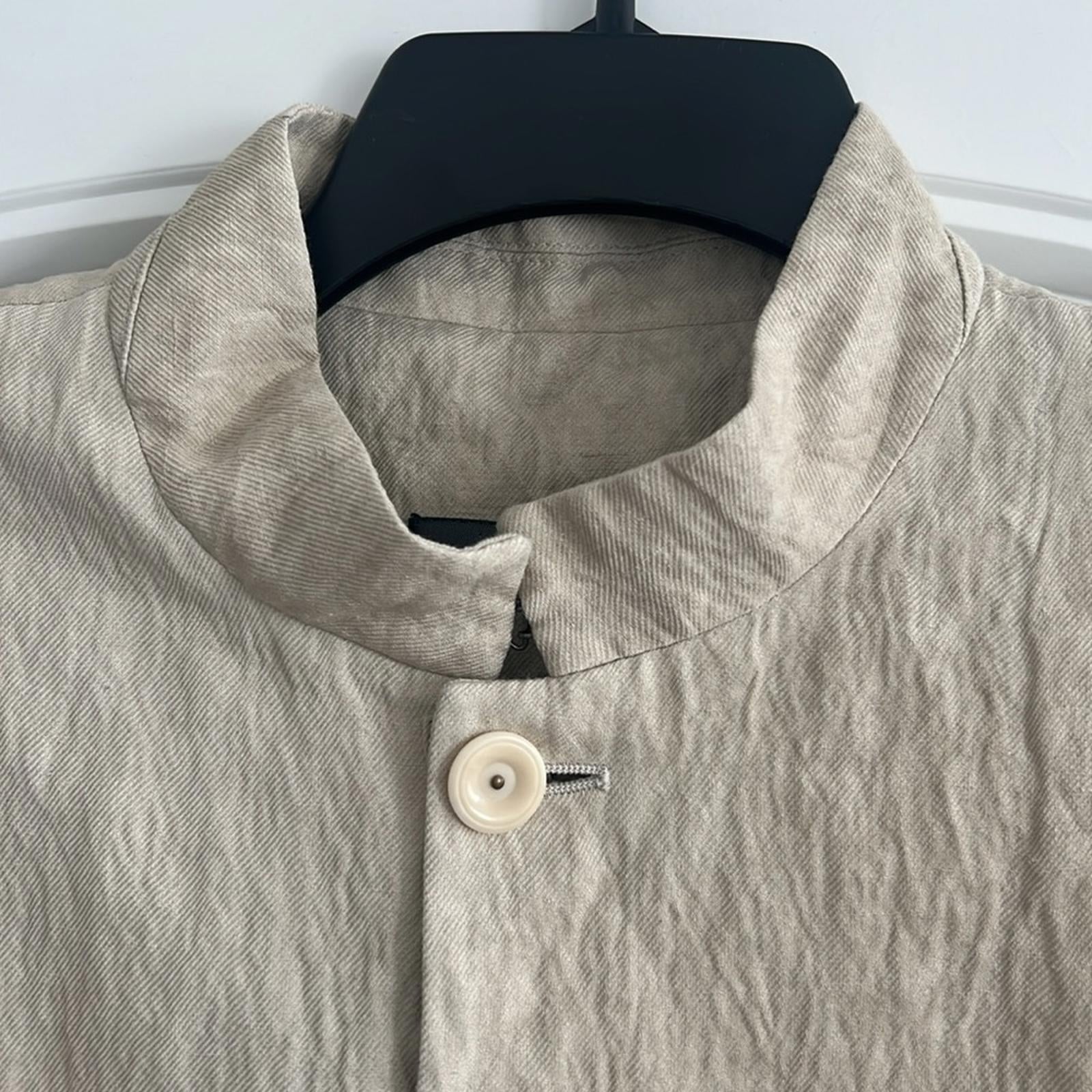 John Varvatos Slim Fit Cotter Ring Button Military Jacket, Size 50 NEW $1,298