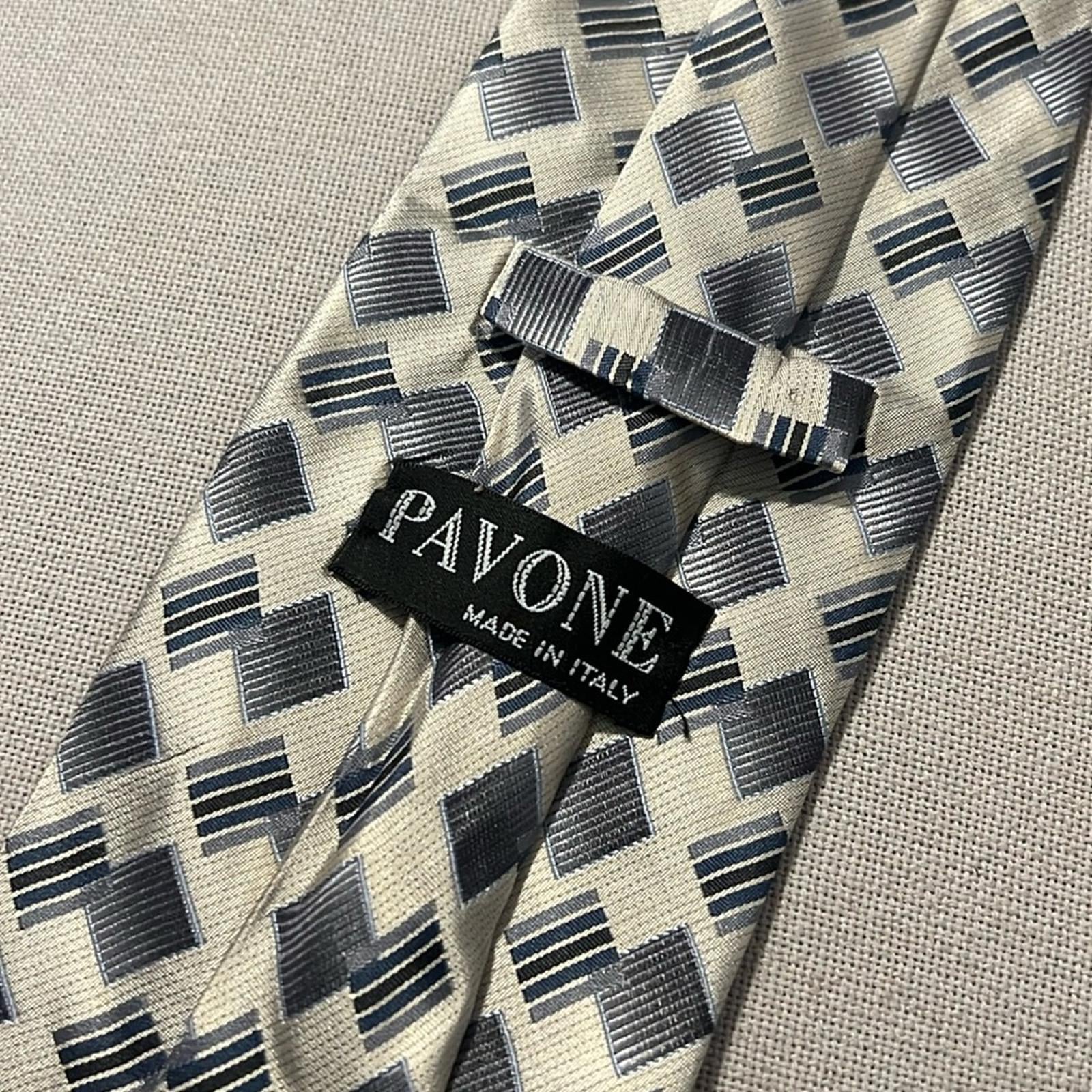 Pavone (Made in Italy) Silk Neck Tie