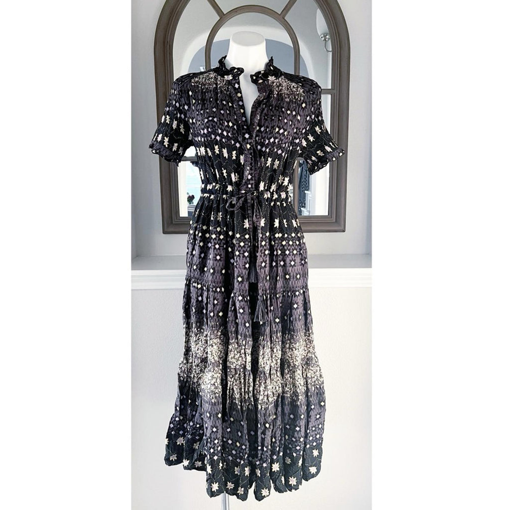 Free People Rare Feeling Printed Maxi Dress Brown Size M New w/Tag $148 SOLD OUT