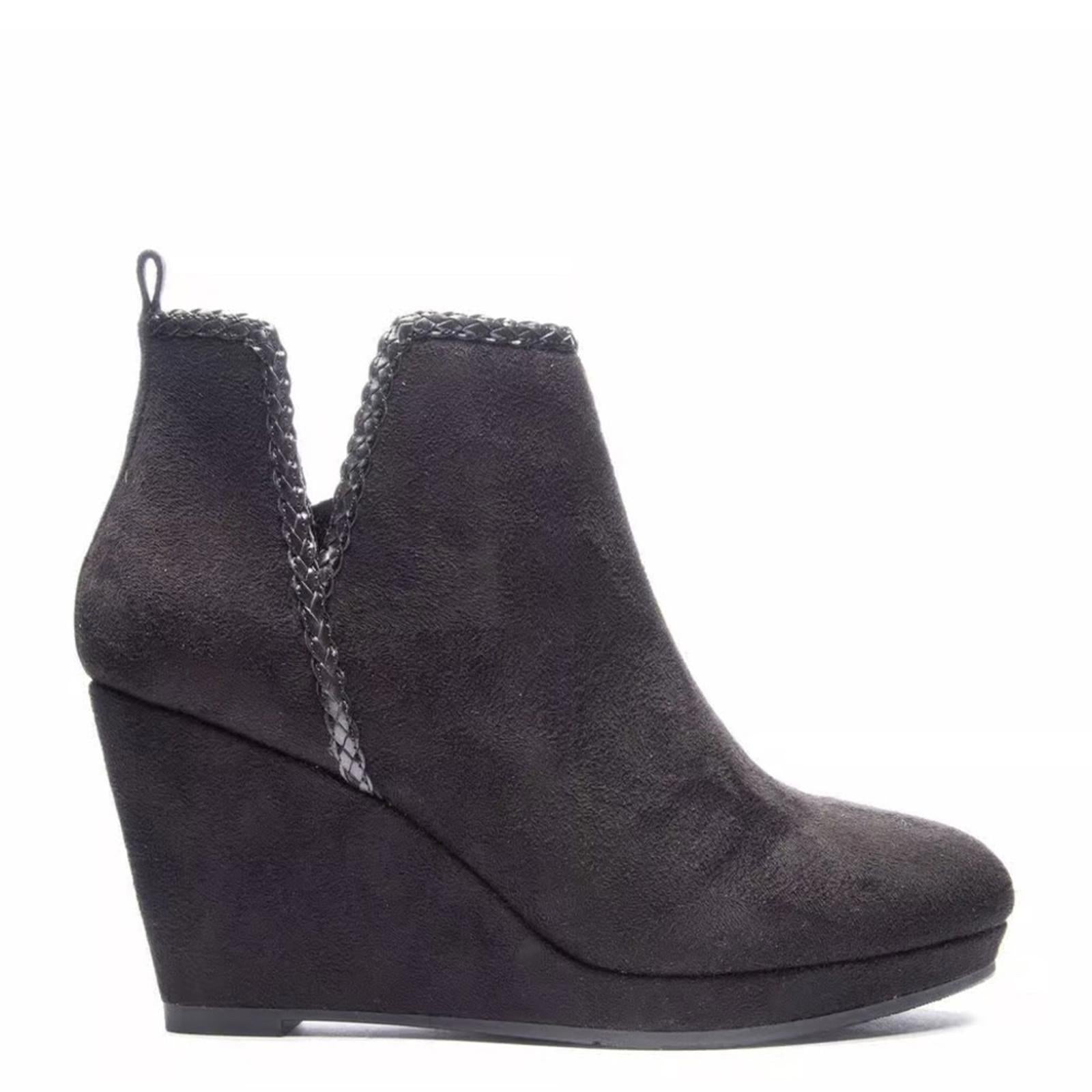 Laundry Volcano Wedge Bootie in Black, Size 10, New in Box