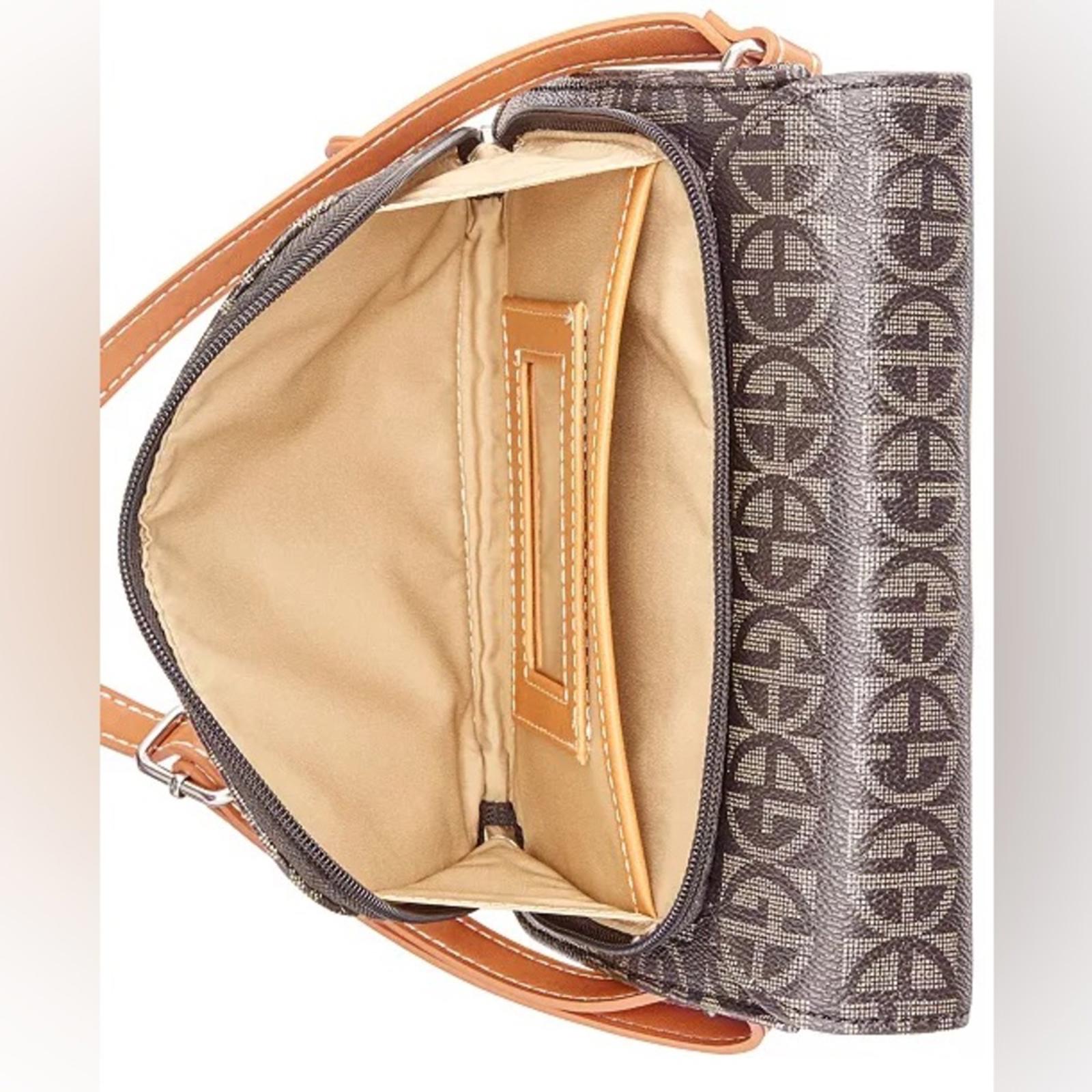Giani Bernini Block Signature Crossbody Organizer Bag Retail $99.50