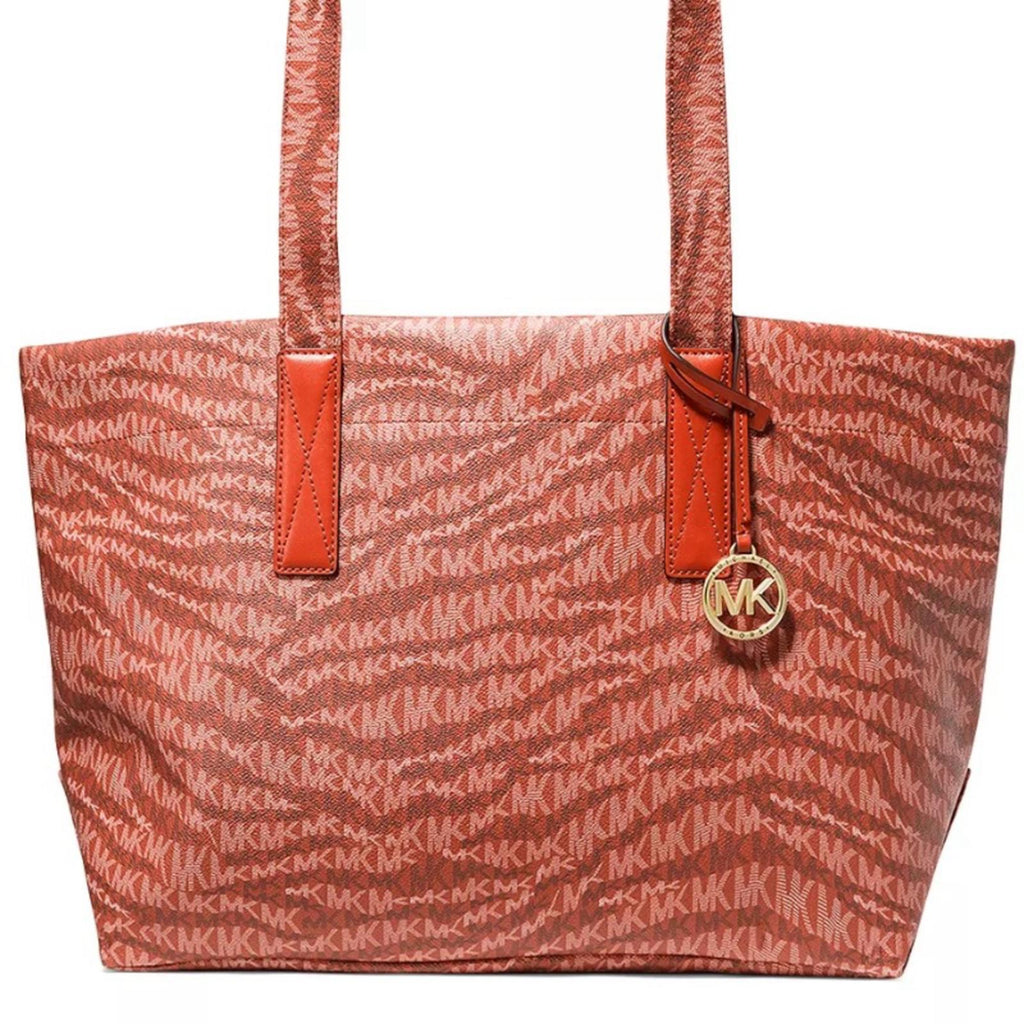 NWT Michael Kors The Michael Bag Tote, Deep Orange New w/Tag Retail $298