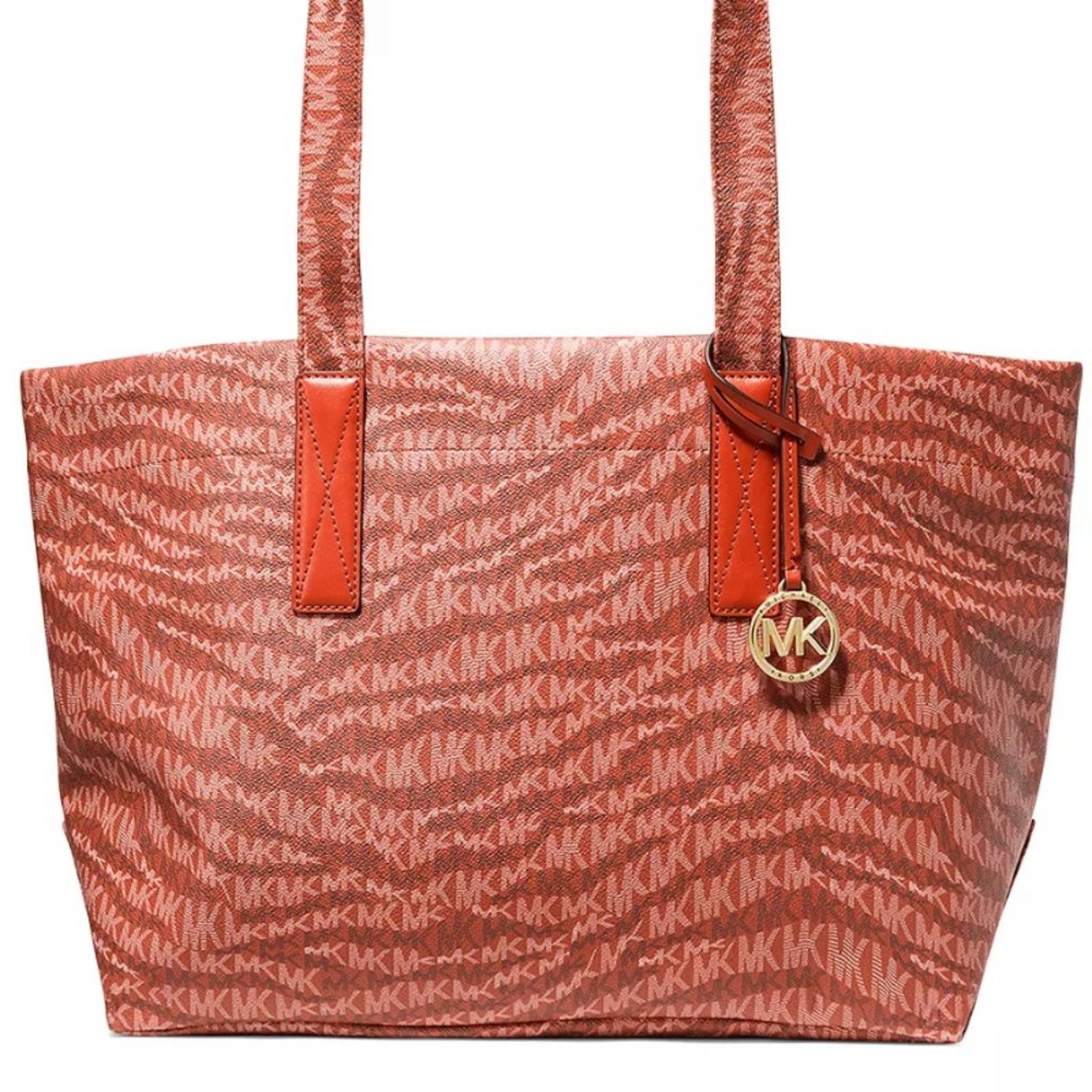 NWT Michael Kors The Michael Bag Tote, Deep Orange New w/Tag Retail $298