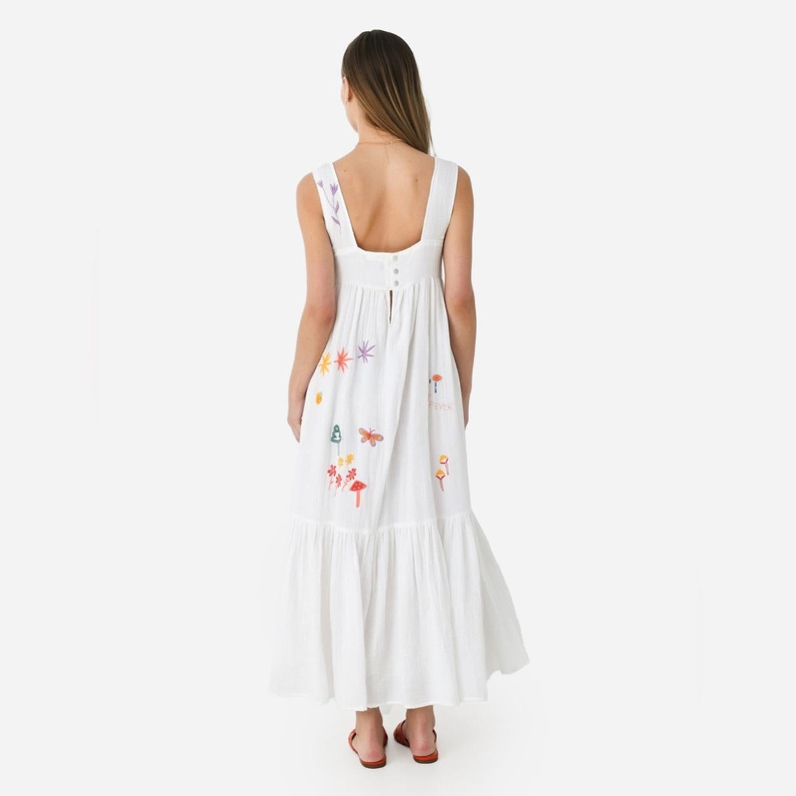 MOTHER The Love Story Summer Dreams Dress in White, NWT, Size L