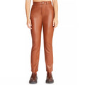 Steve Madden Josie Faux Leather Pants in Cognac/Brown, Size 25 New w/Tag