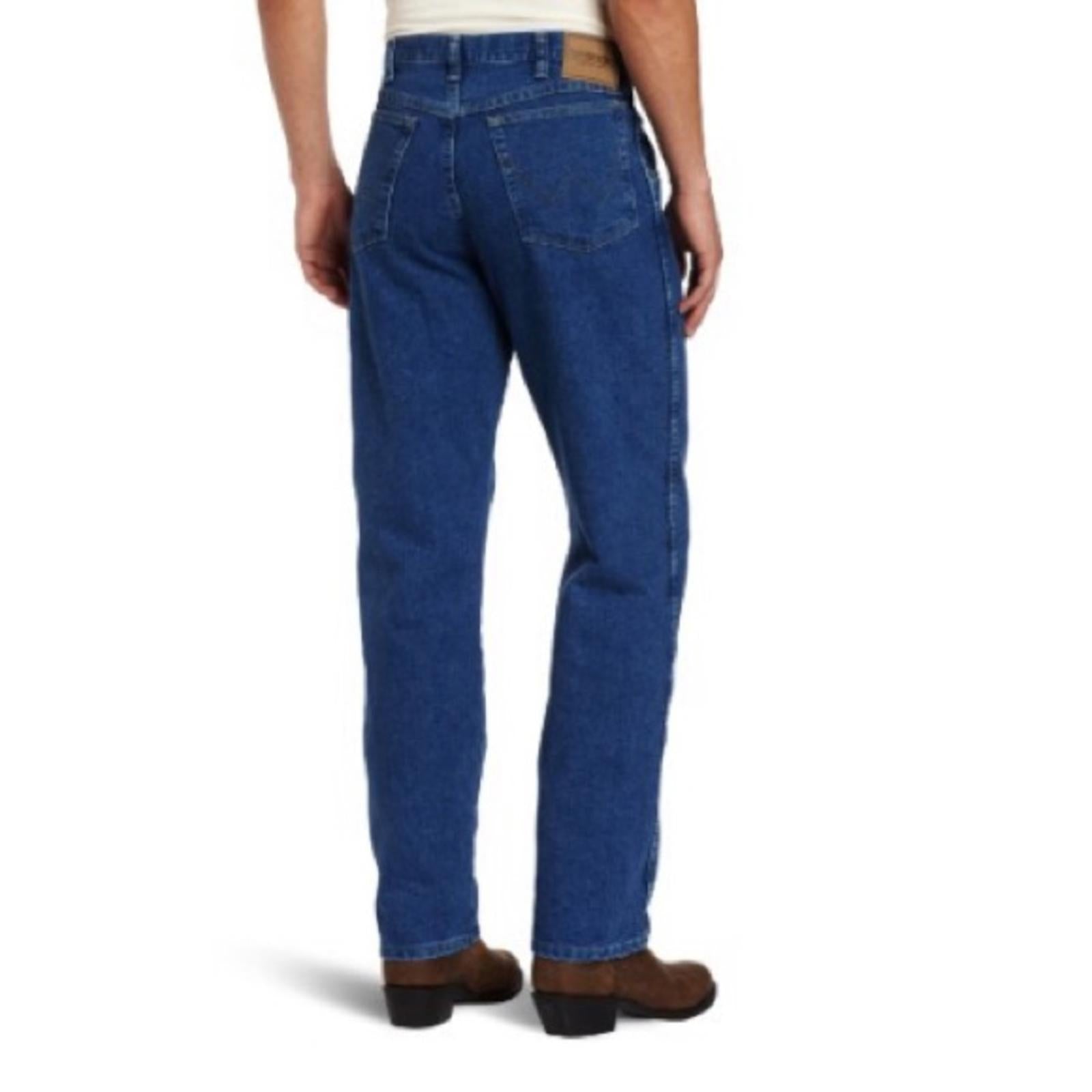 Wrangler Stretch Relaxed Fit Big & Tall Jeans, Stonewash Size 50 X 30 New w/Tag