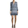 Veronica Beard Agathe Silk Multipattern Dress, Size 8 Retail $595 (Excellent)