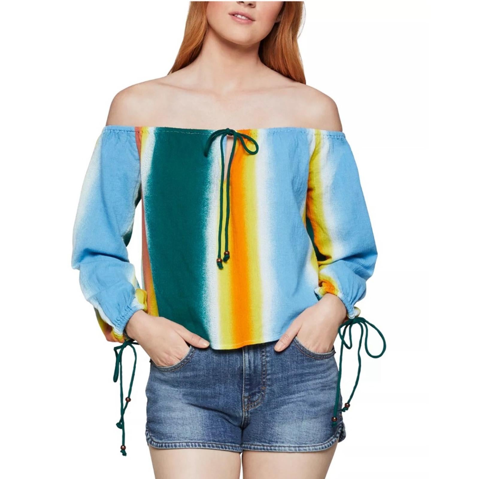 BCBGeneration Faded Stripe Top, Size XL EXCELLENT