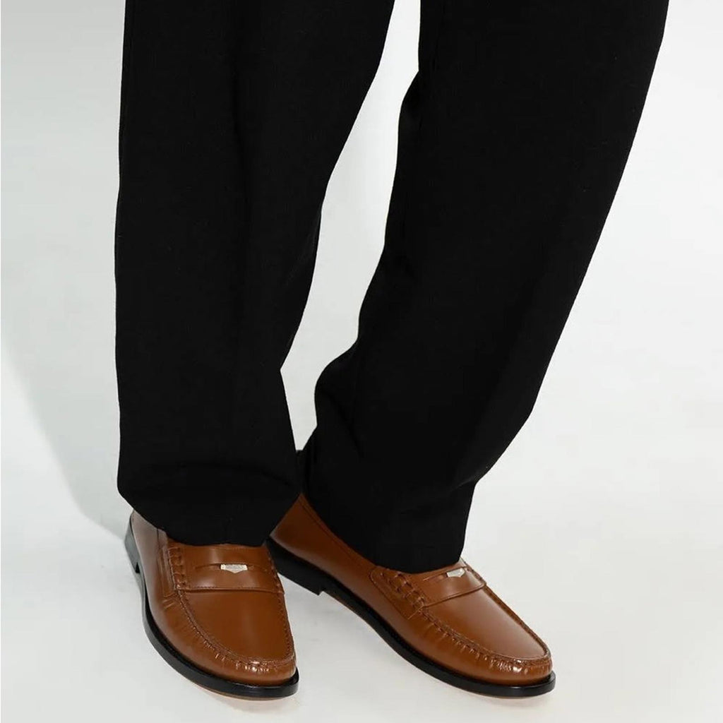Burberry Brown Coin Loafers in Warm Oak Brown, Size EU42 UK8 US9 New w/Dust Bag