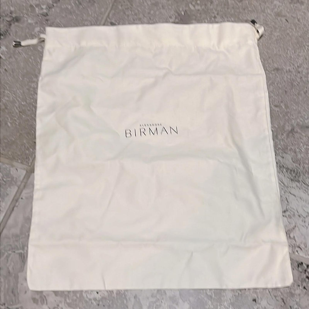 Alexandre Birman Clarita Leather Bow Two-Band Sandals Size 35 NEW w/DustBags